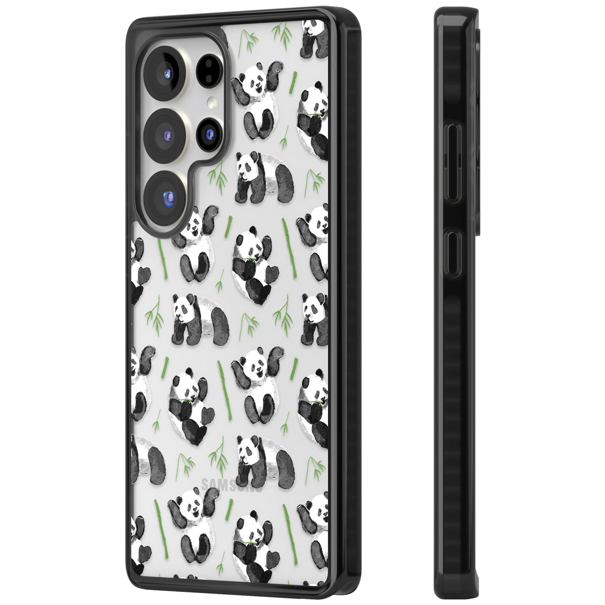 Bamboo Babies Samsung S25 Ultra / Samsung S26 Ultra Impact Black Phone Case side