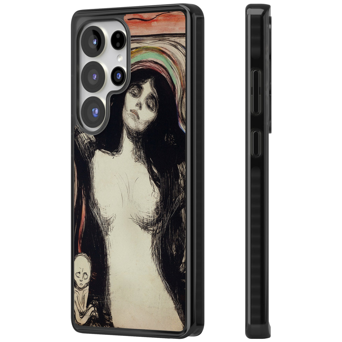 Madonna Samsung S25 Ultra / Samsung S26 Ultra Impact Black Phone Case side