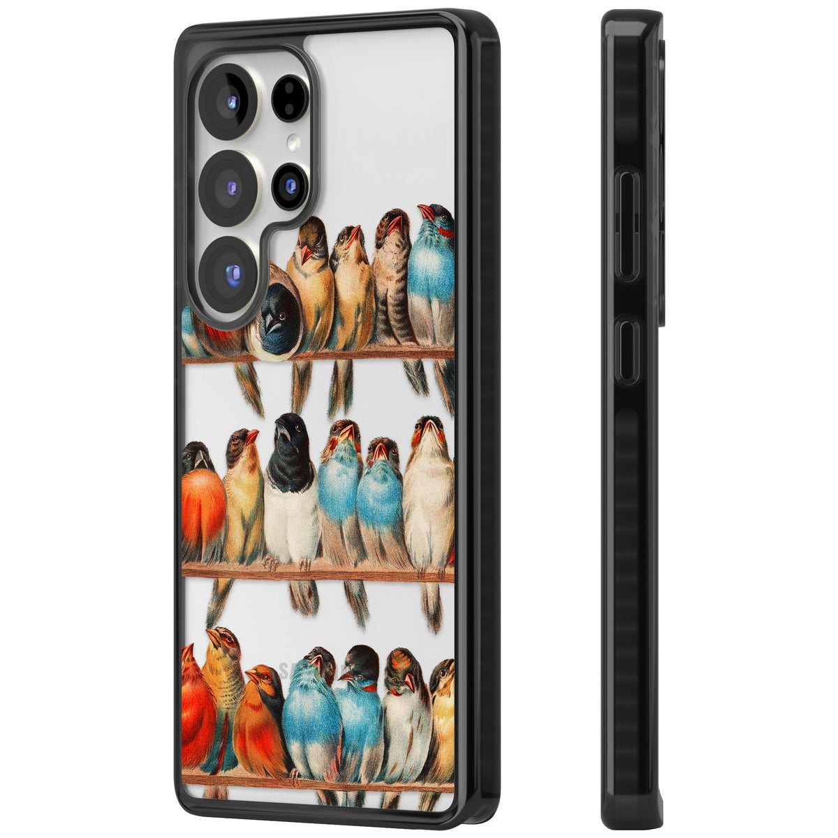 A Perch Of Birds Samsung S25 Ultra / Samsung S26 Ultra Impact Black Phone Case side