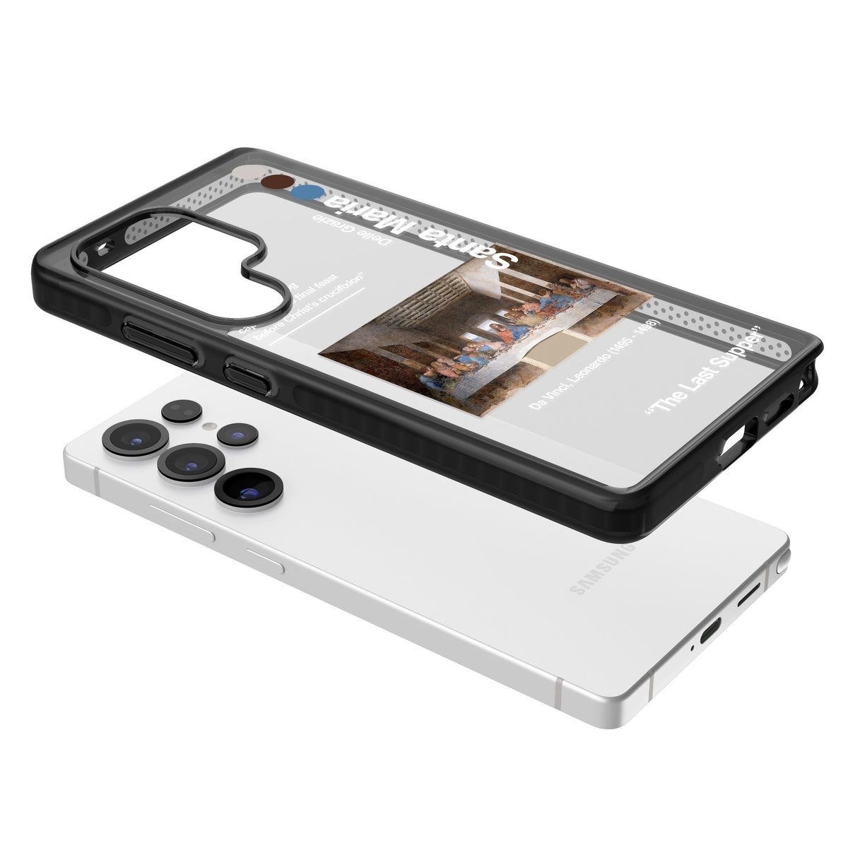 The Last Supper Samsung S25 Ultra / Samsung S26 Ultra Impact Black Phone Case angled