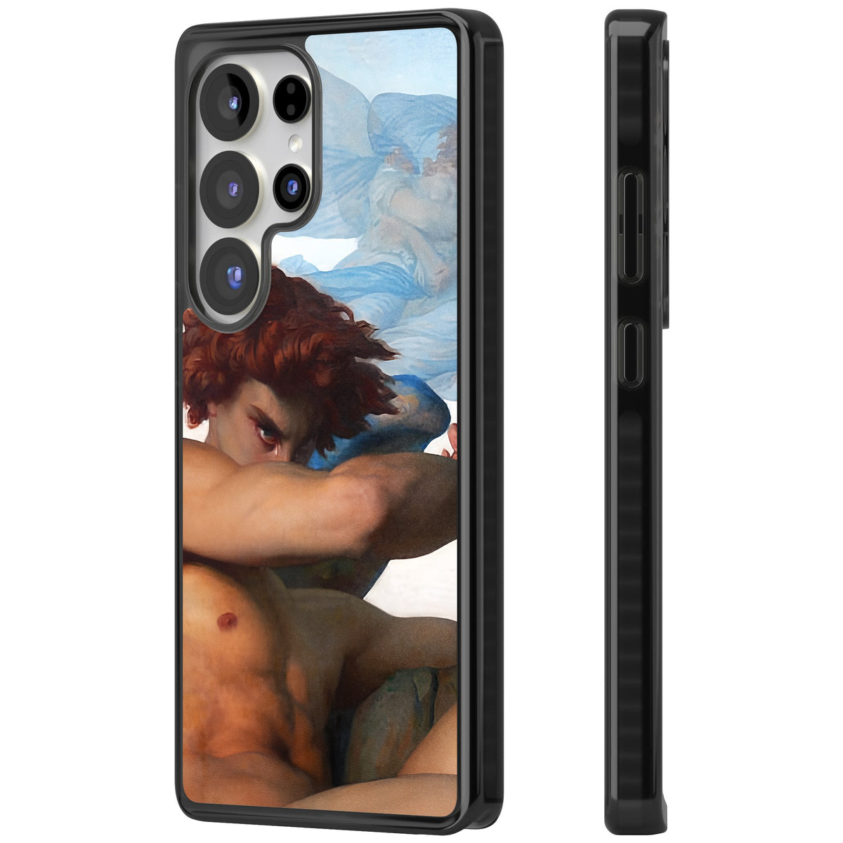 The Fallen Angel Samsung S25 Ultra / Samsung S26 Ultra Impact Black Phone Case side