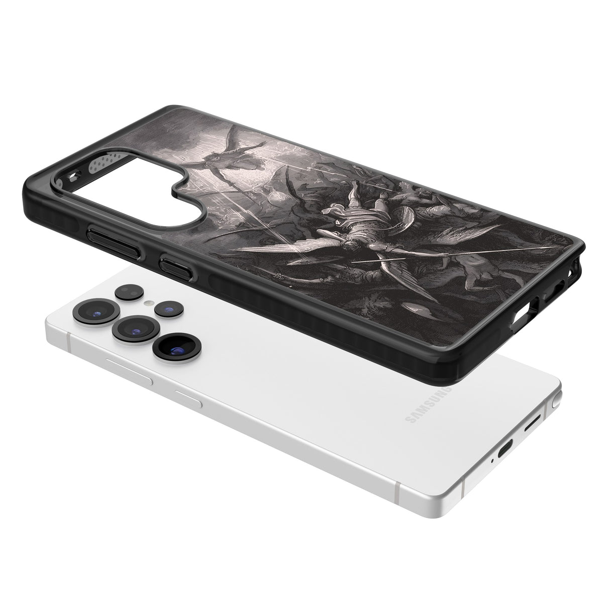 Paradise Lost Samsung S25 Ultra / Samsung S26 Ultra Impact Black Phone Case angled