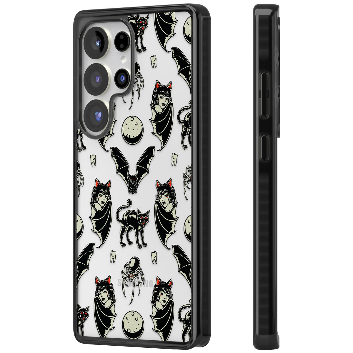 Vampy Goth Samsung S25 Ultra / Samsung S26 Ultra Impact Black Phone Case side