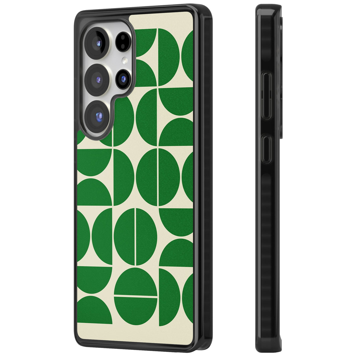 Bauhaus Green Samsung S25 Ultra / Samsung S26 Ultra Impact Black Phone Case side