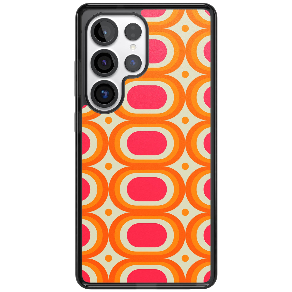 Groovy Sunset Samsung S25 Ultra / Samsung S26 Ultra Impact Black Phone Case front