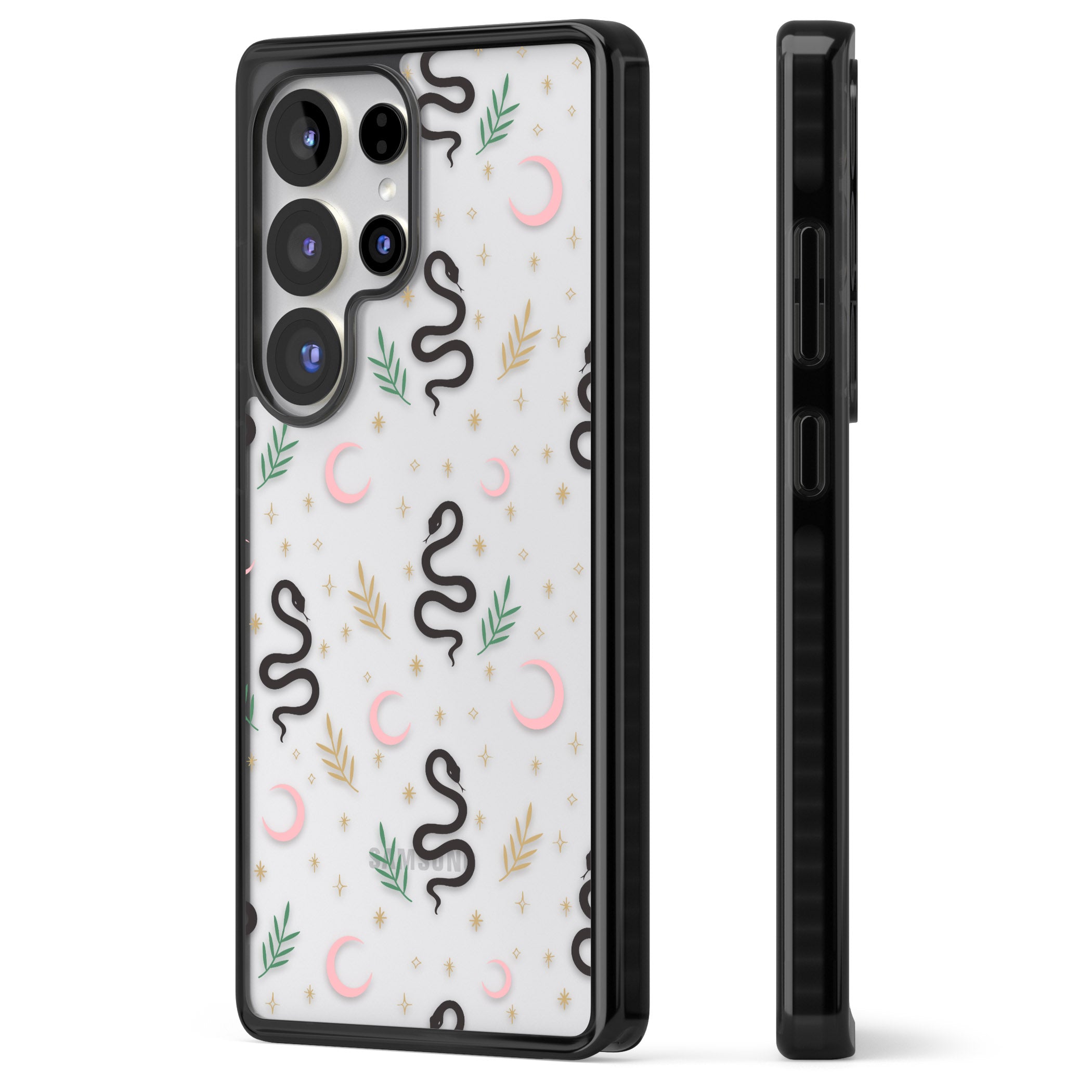 Snake & Moon Pattern