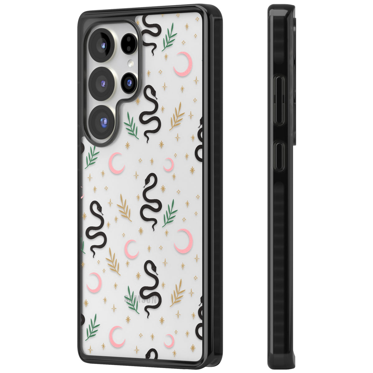 Snakes & Moons Samsung S25 Ultra / Samsung S26 Ultra Impact Black Phone Case side
