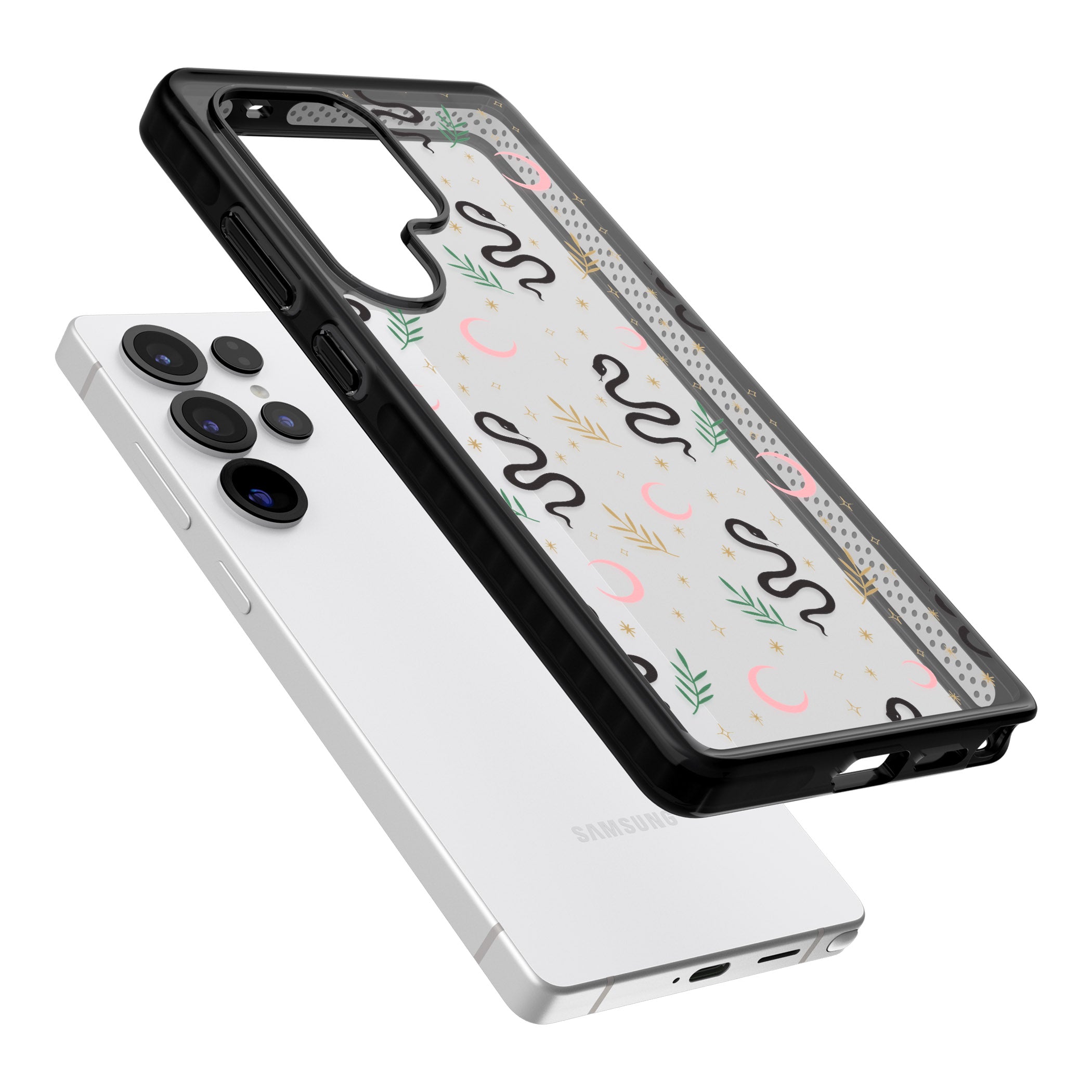 Snake & Moon Pattern