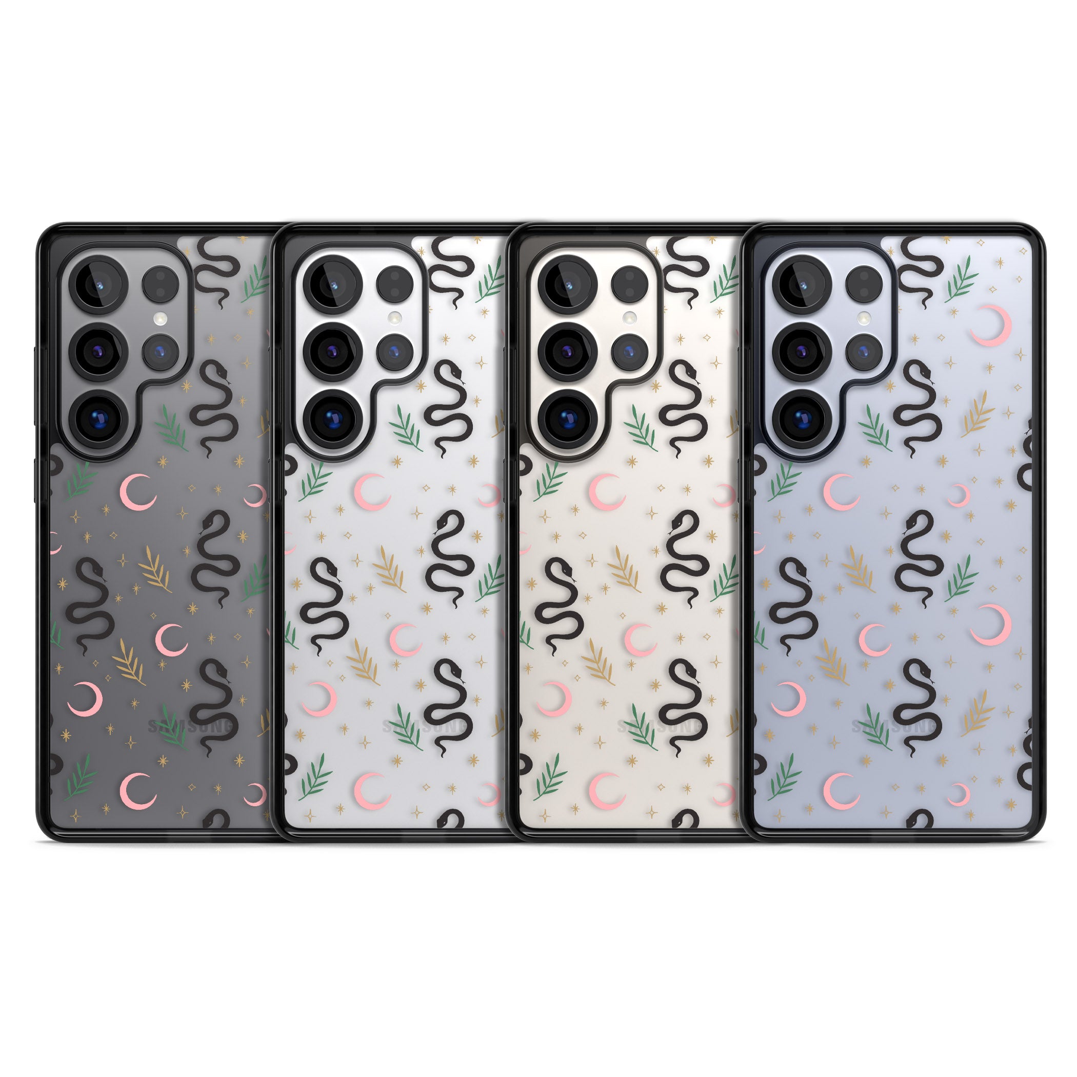 Snake & Moon Pattern