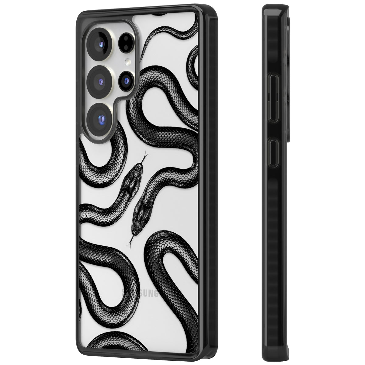 Black Kingsnake Samsung S26 Ultra Impact Black Phone Case side