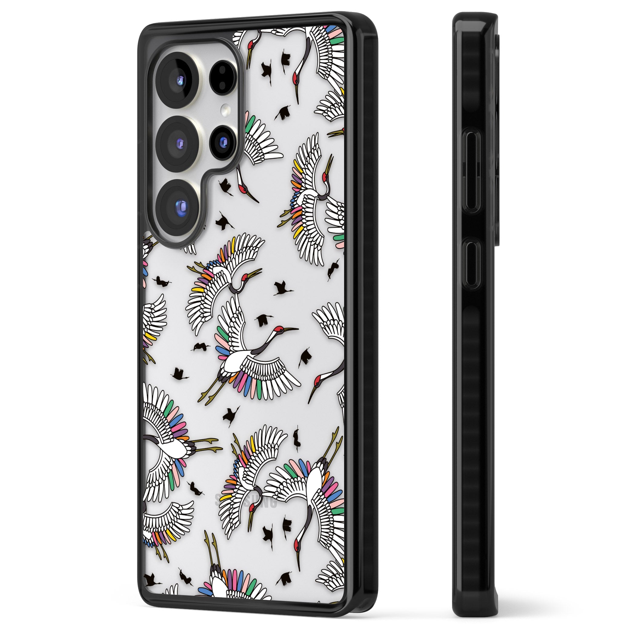 Colourful Crane Pattern