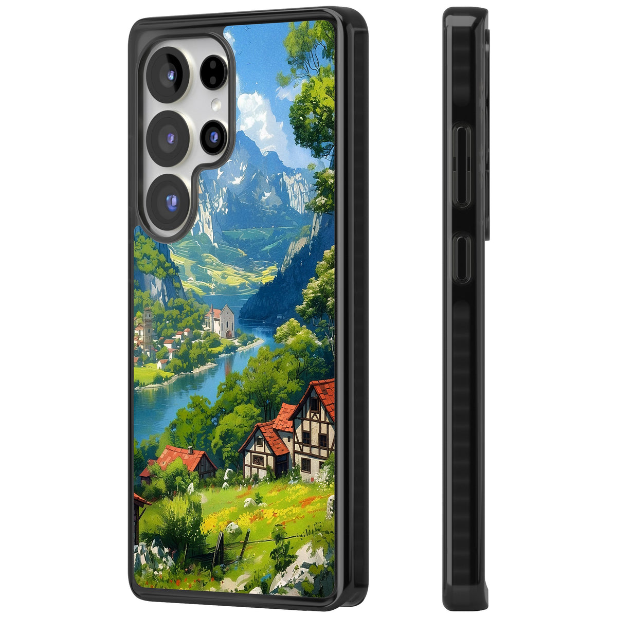 Village In The Valley Samsung S25 Ultra / Samsung S26 Ultra Impact Black Phone Case side