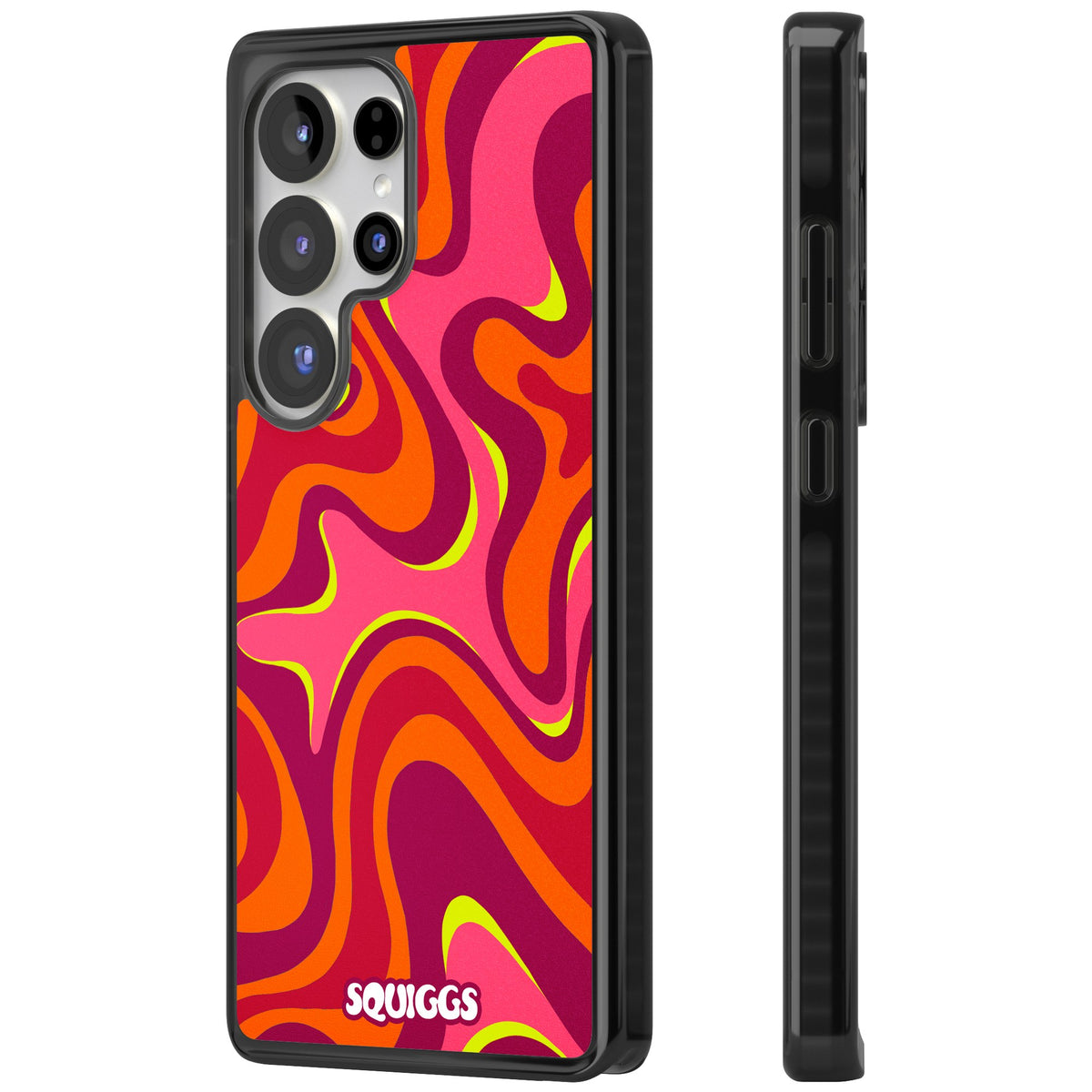 Hot Lava Samsung S25 Ultra / Samsung S26 Ultra Impact Black Phone Case side