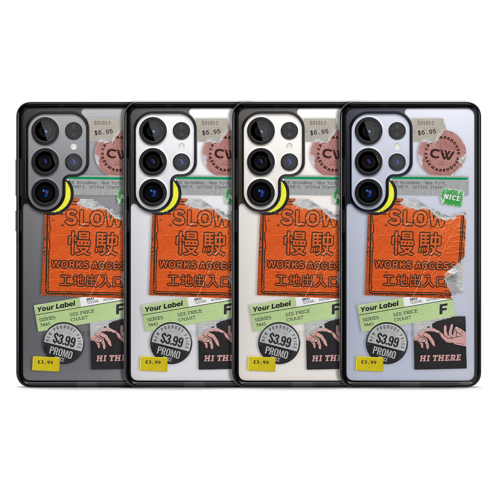 Kanji Signs Sticker Mix