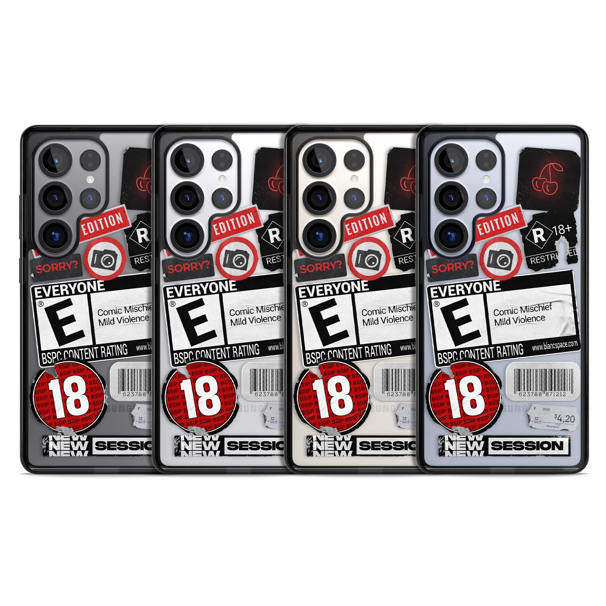 Rated 18+ Sticker Mix