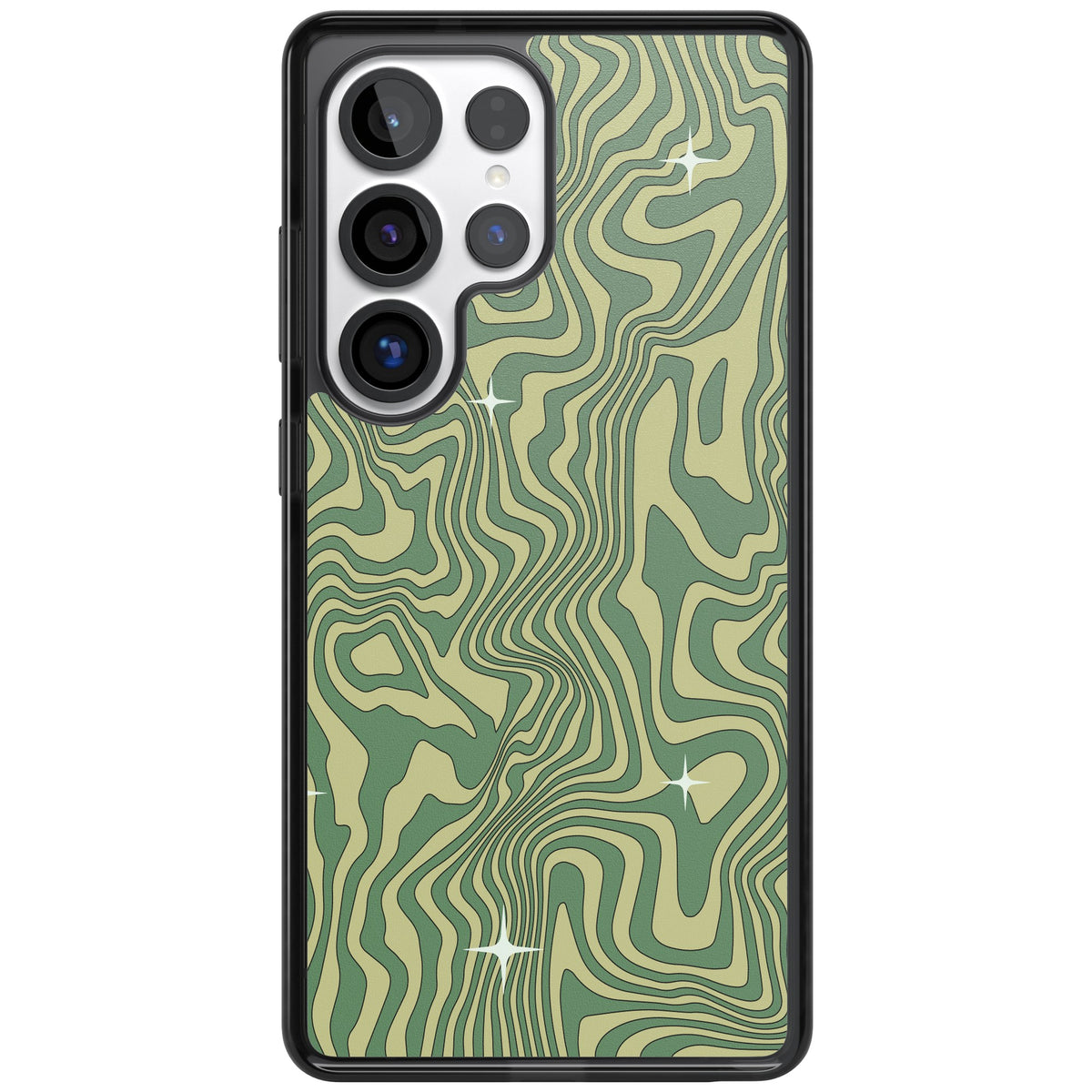 Sage Ripple Samsung S25 Ultra / Samsung S26 Ultra Impact Black Phone Case front