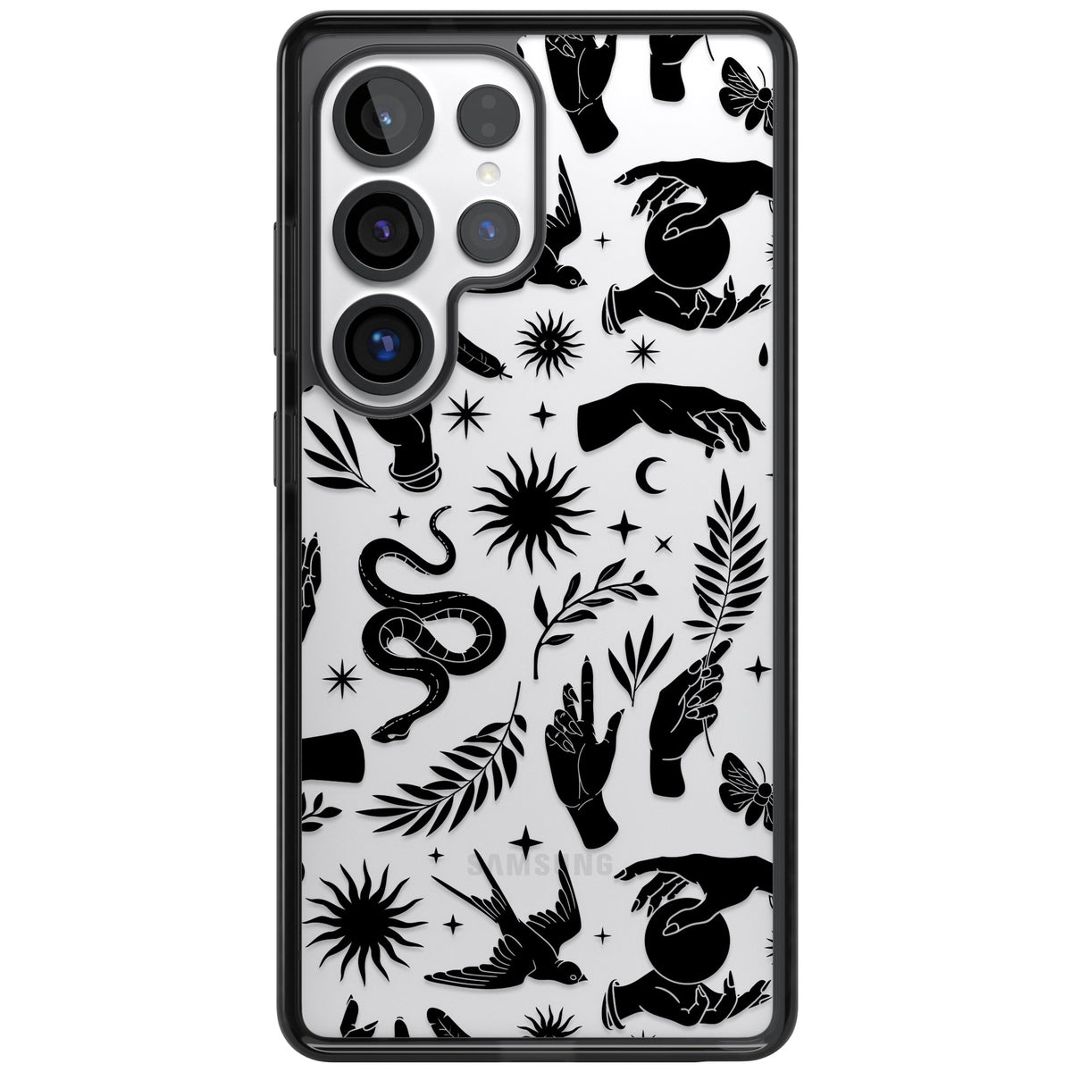 Mystic Magic (Black) Samsung S25 Ultra / Samsung S26 Ultra Impact Black Phone Case front