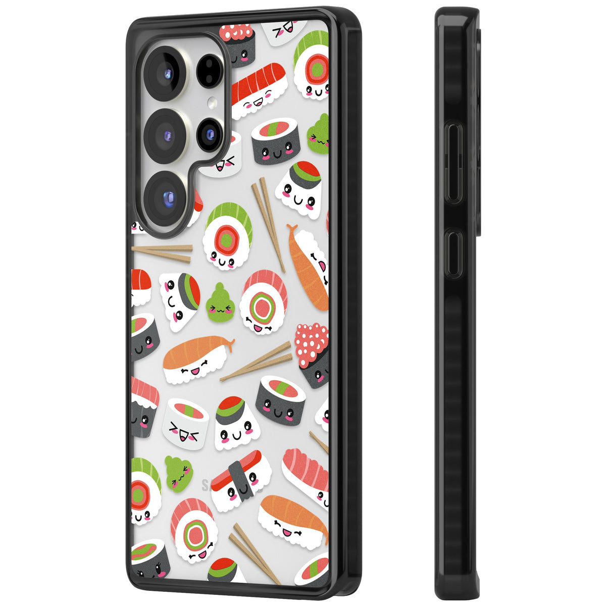 Kawaii Sushi Party Samsung S25 Ultra / Samsung S26 Ultra Impact Black Phone Case side