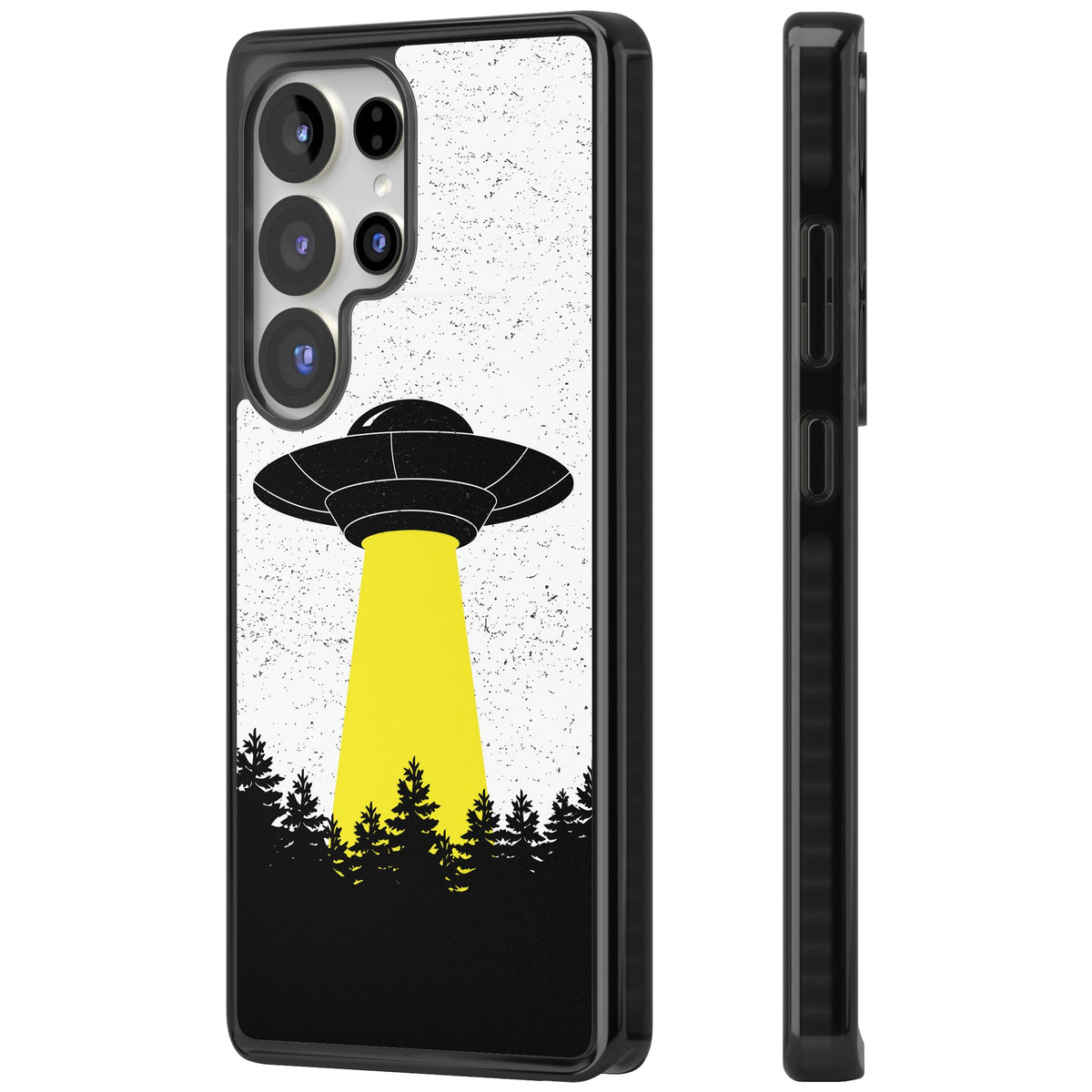 Alien Abduction Samsung S25 Ultra / Samsung S26 Ultra Impact Black Phone Case side