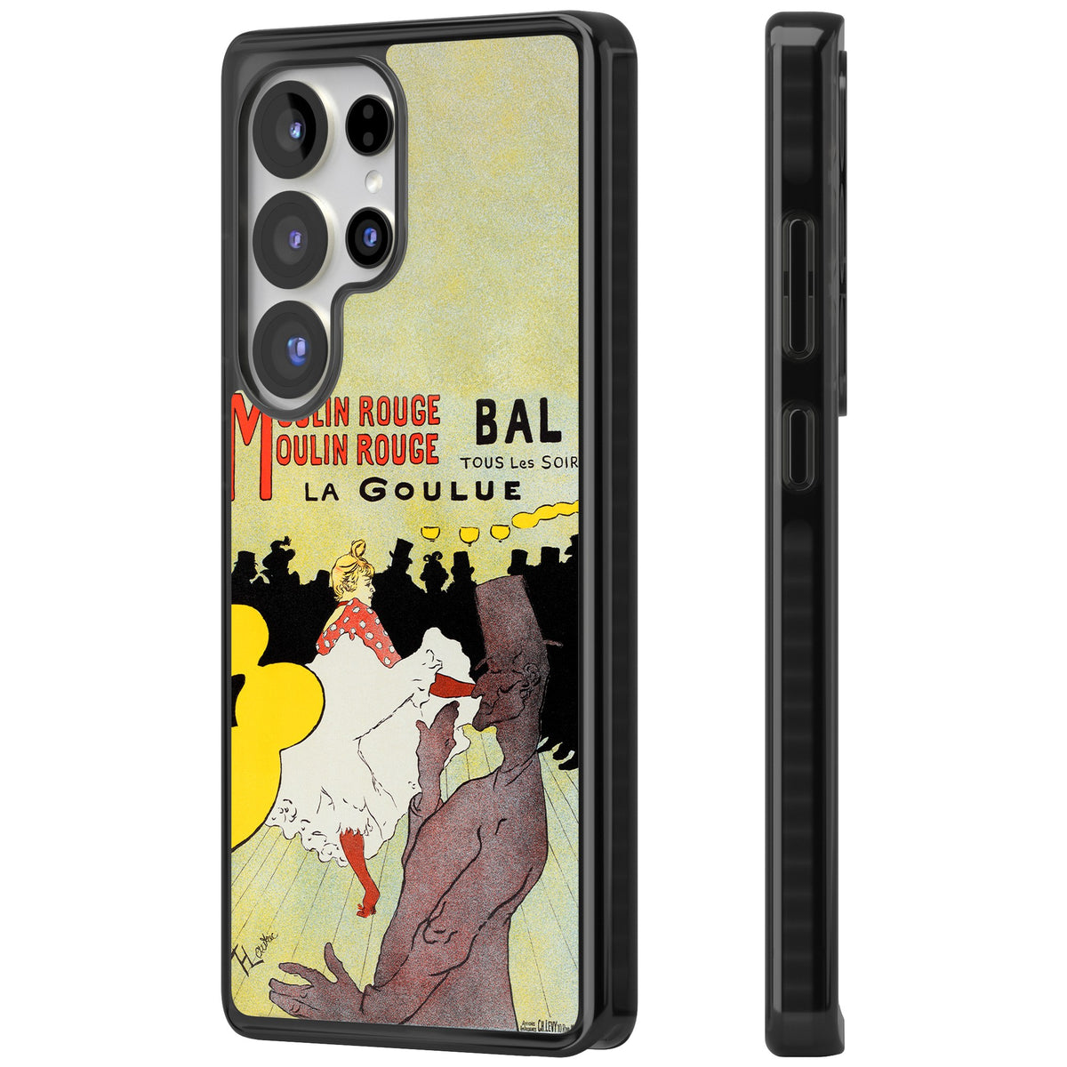 Moulin Rouge Poster Samsung S25 Ultra / Samsung S26 Ultra Impact Black Phone Case side