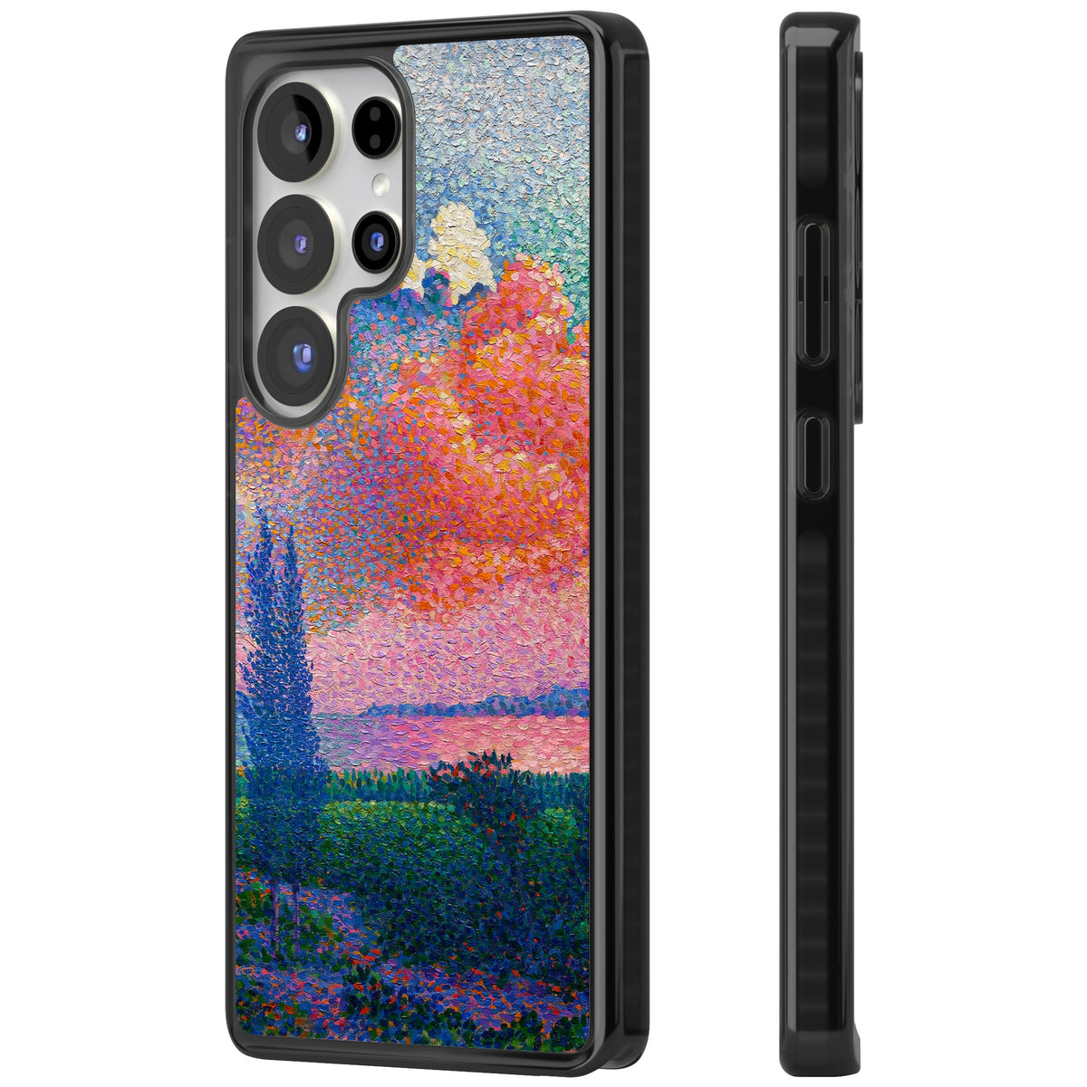 The Pink Cloud Samsung S25 Ultra / Samsung S26 Ultra Impact Black Phone Case side