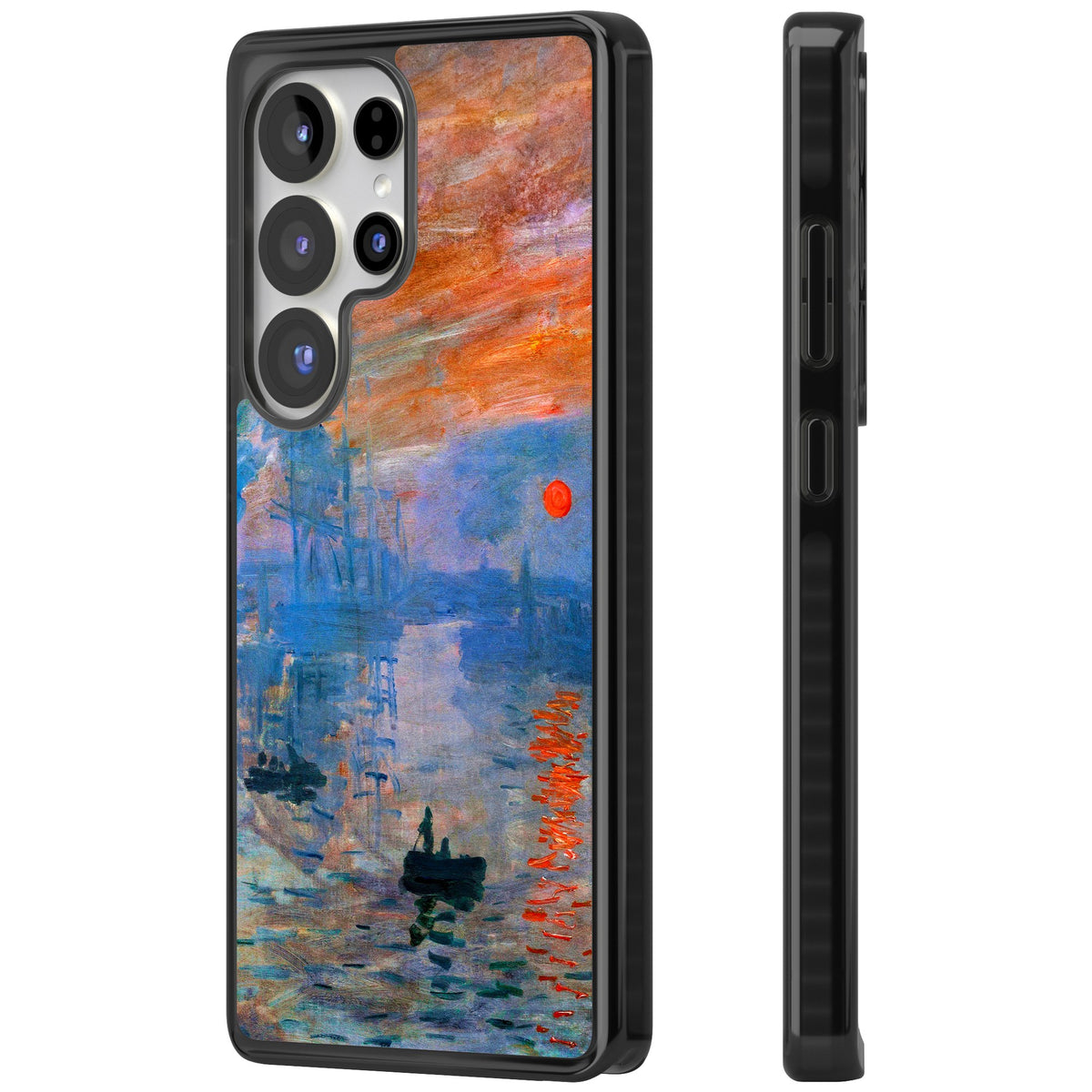 Impression, Sunrise Samsung S25 Ultra / Samsung S26 Ultra Impact Black Phone Case side