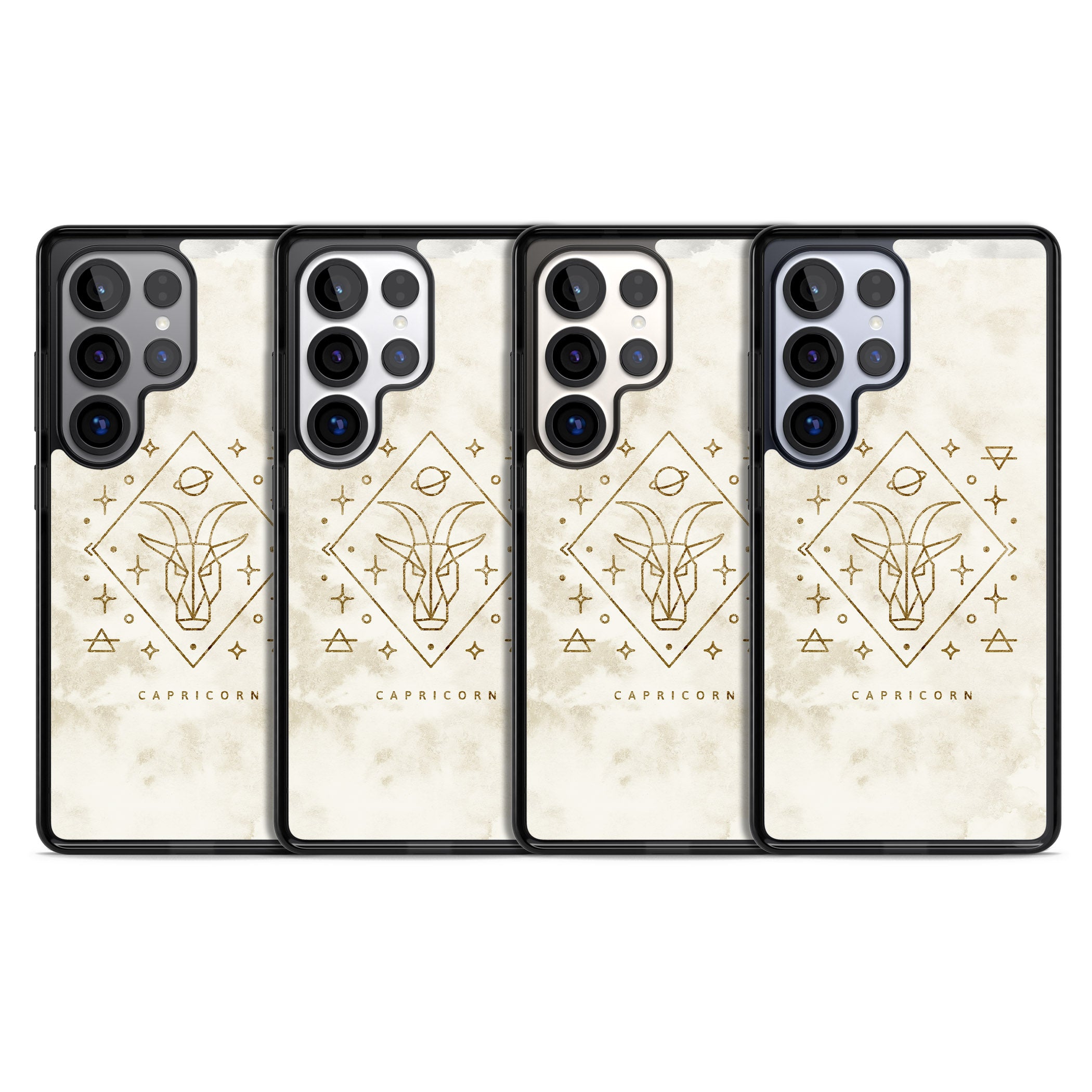 Capricorn Gold Zodiac Design