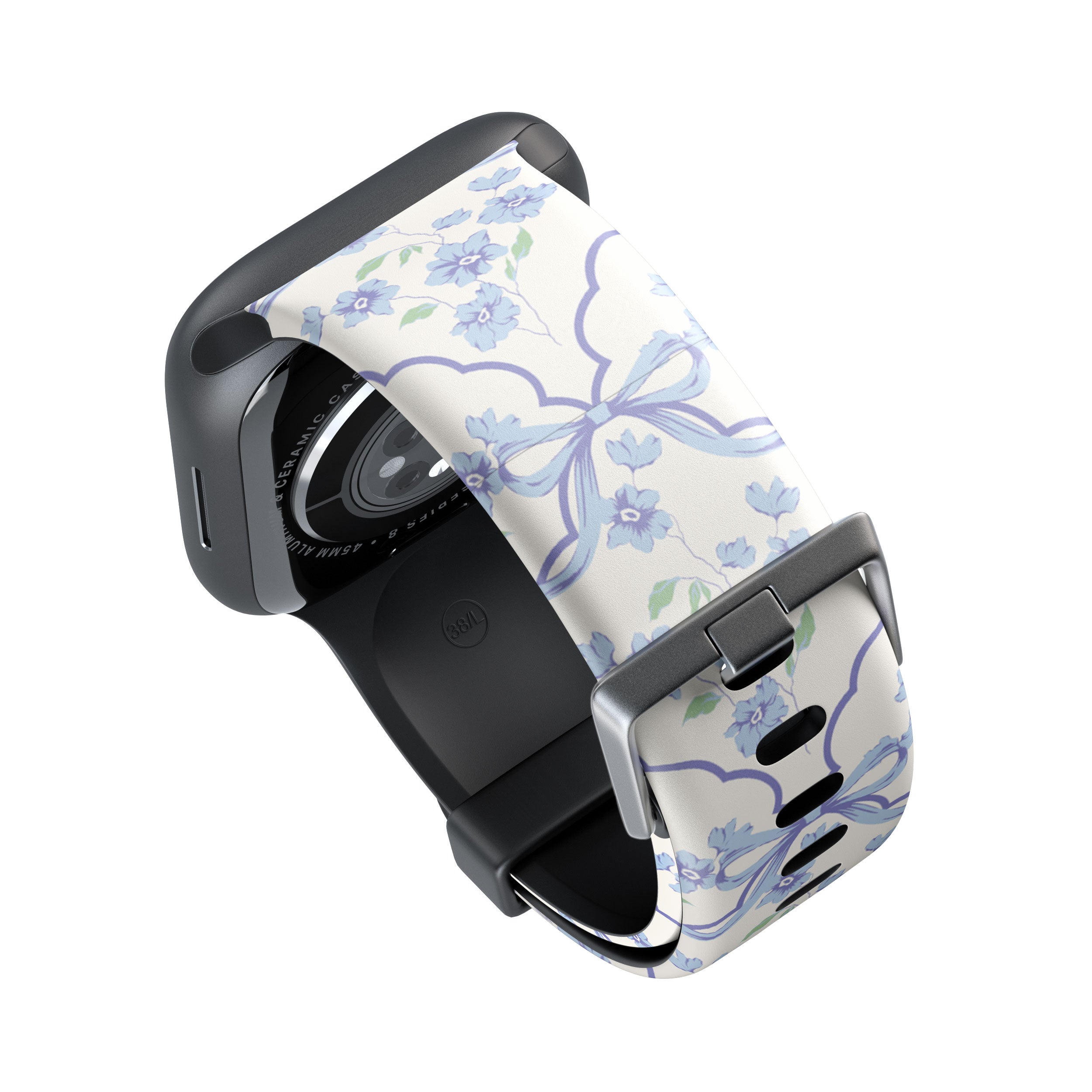 Blue Cottage Floral Apple Watch Strap - 38mm / 40mm / 41mm