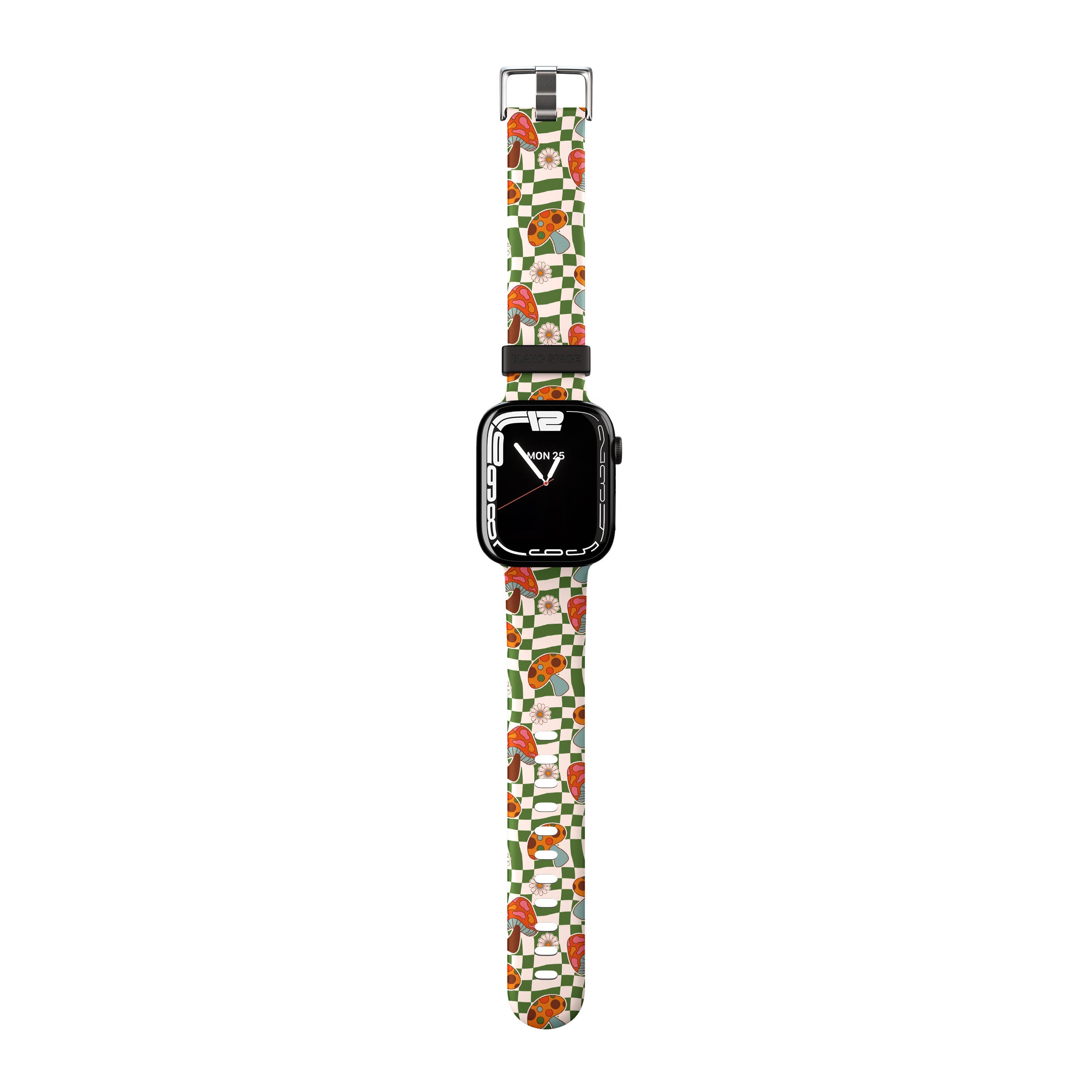 Wavy Checked Shroom & Bloom Apple Watch Strap - 38mm / 40mm / 41mm