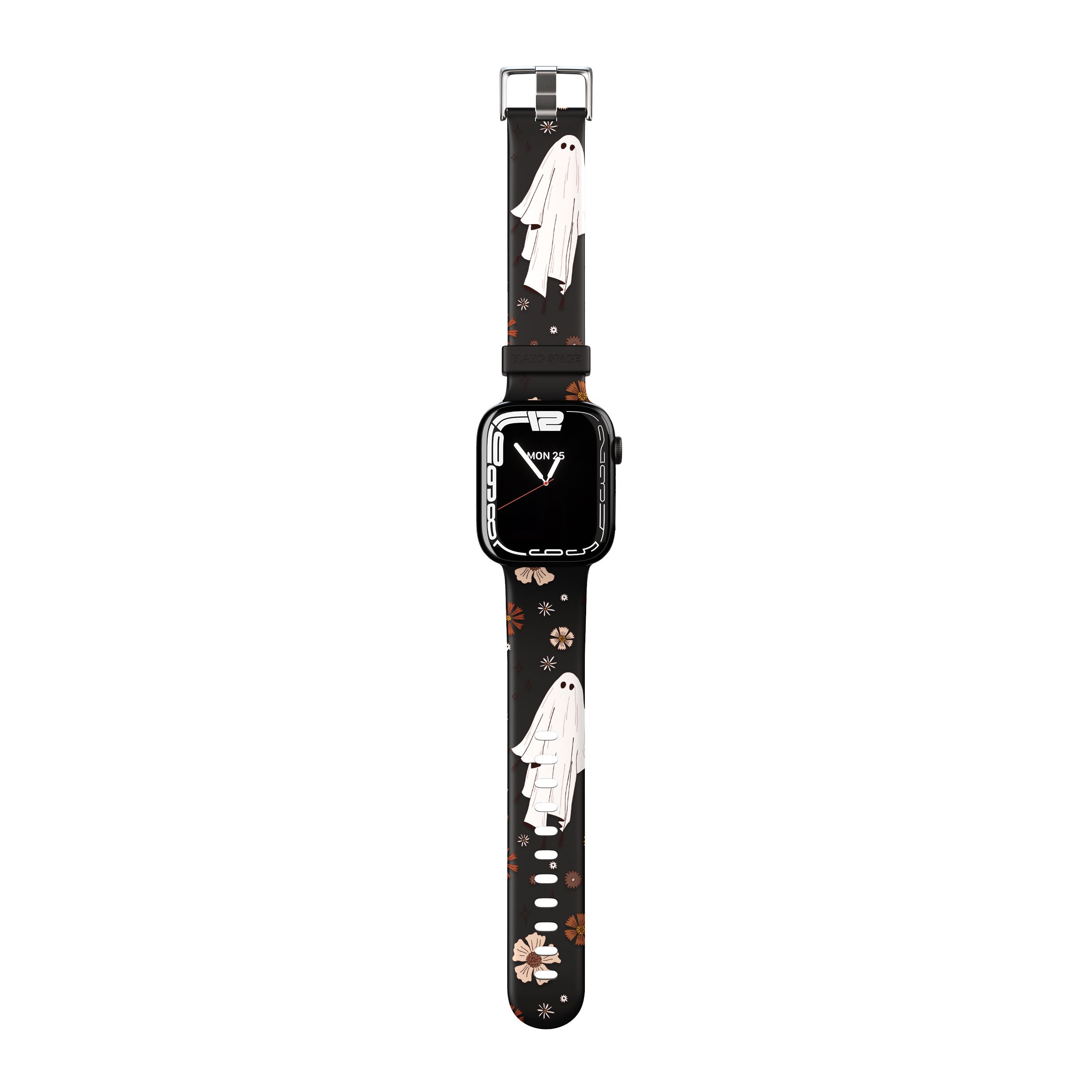 Halloween Ghosts and Flowers Apple Watch Strap - 38mm / 40mm / 41mm