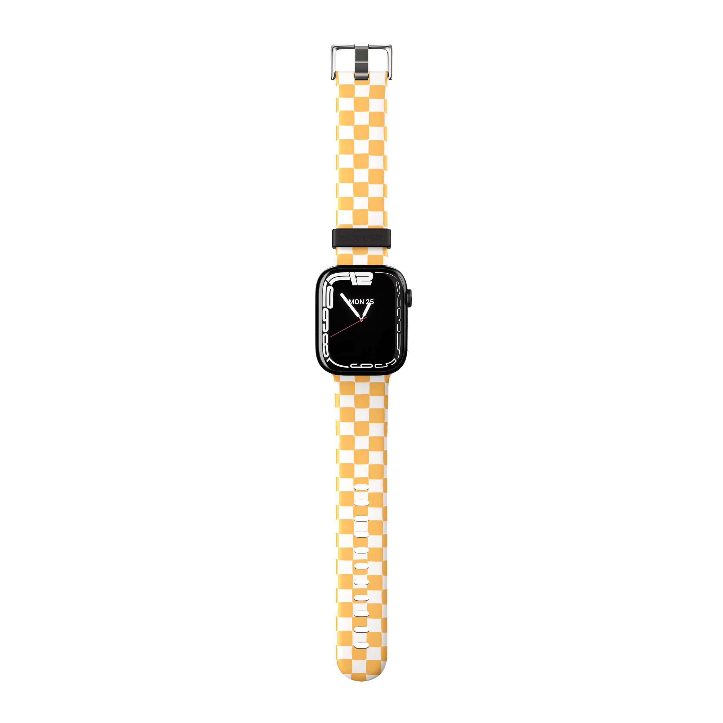 Yellow & White Checked Apple Watch Strap - 38mm / 40mm / 41mm