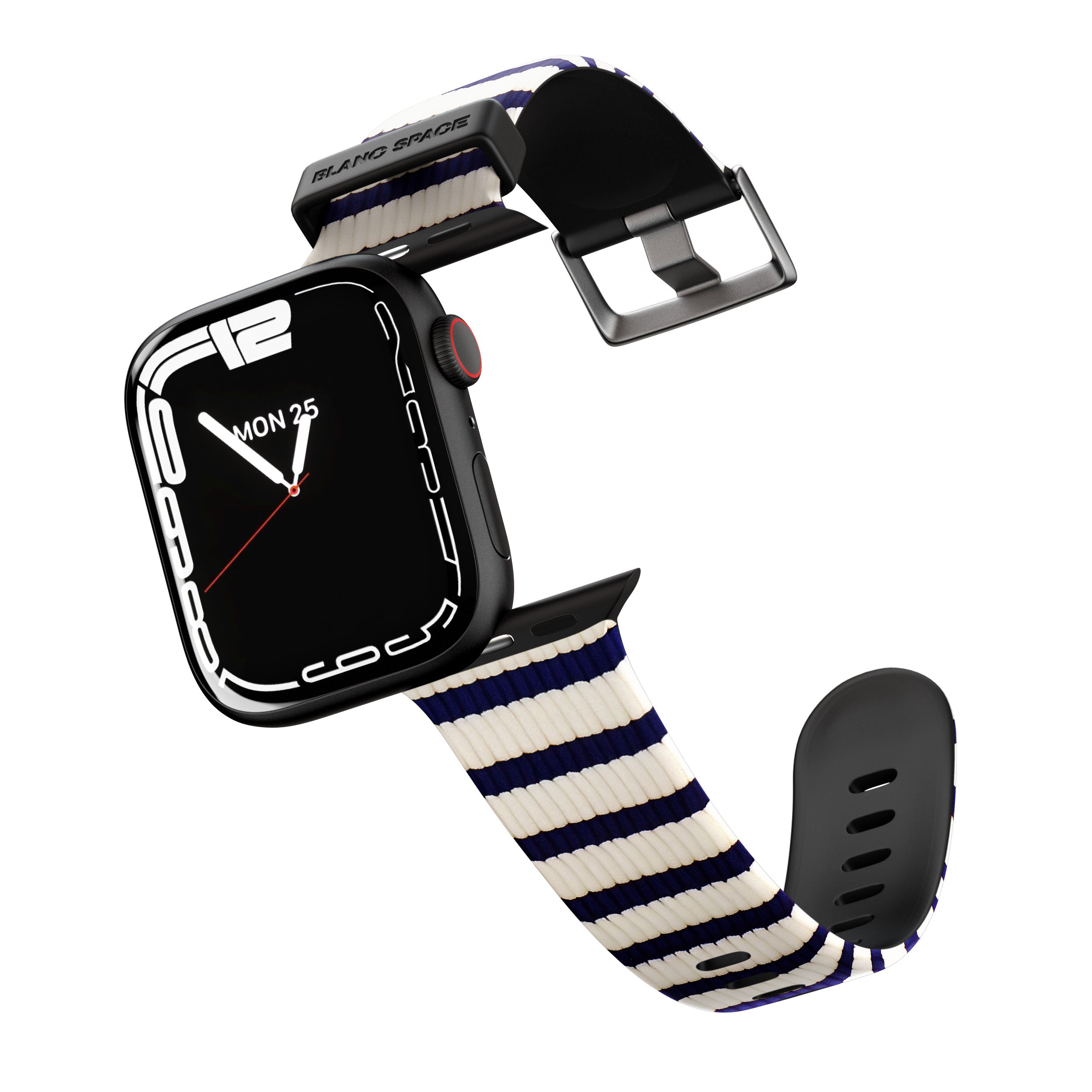 Navy & Cream Stripes Apple Watch Strap - 38mm / 40mm / 41mm