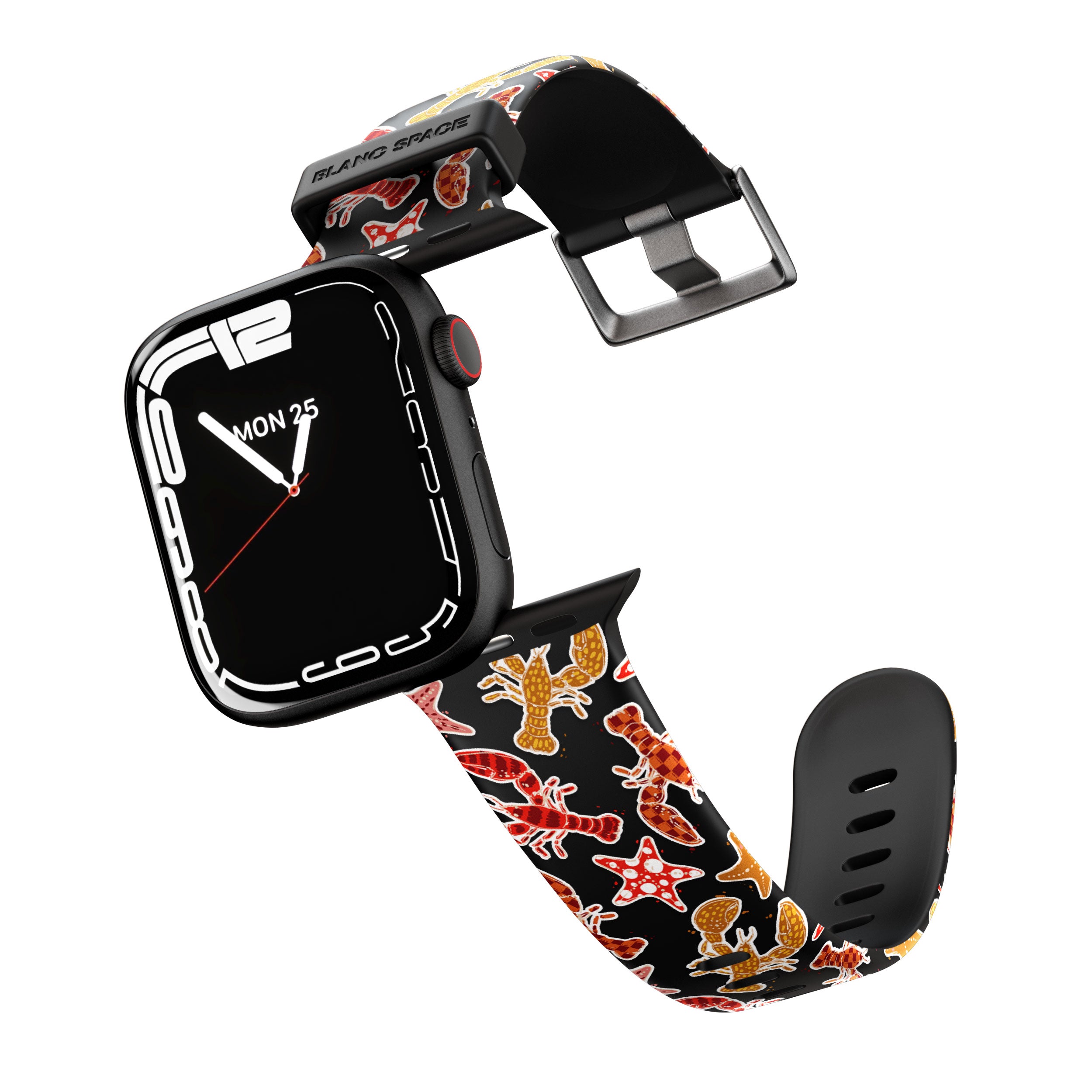 Lobster & Starfish Coastal Pattern Apple Watch Strap - 38mm / 40mm / 41mm