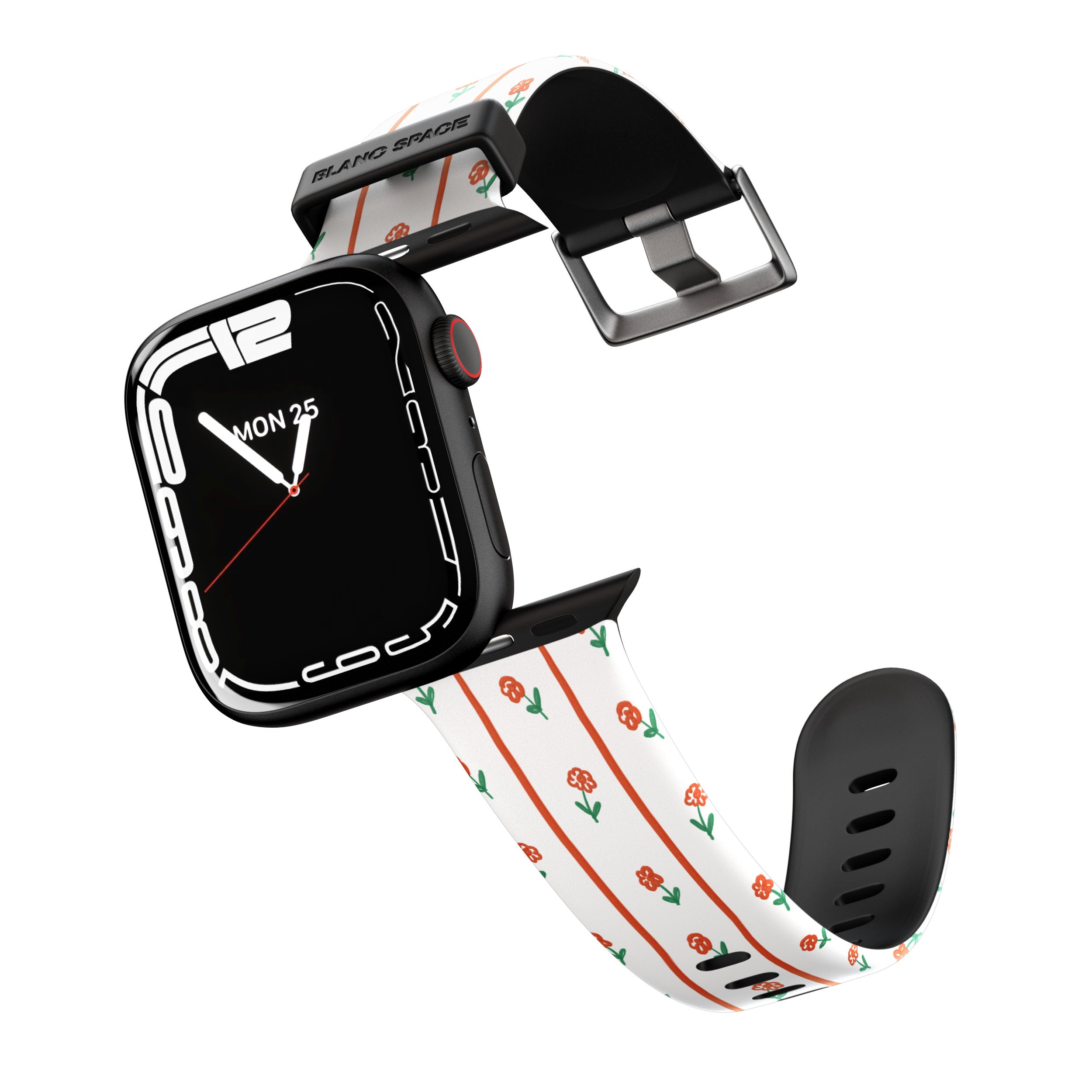 Minimal Floral Stripe Apple Watch Strap - 38mm / 40mm / 41mm