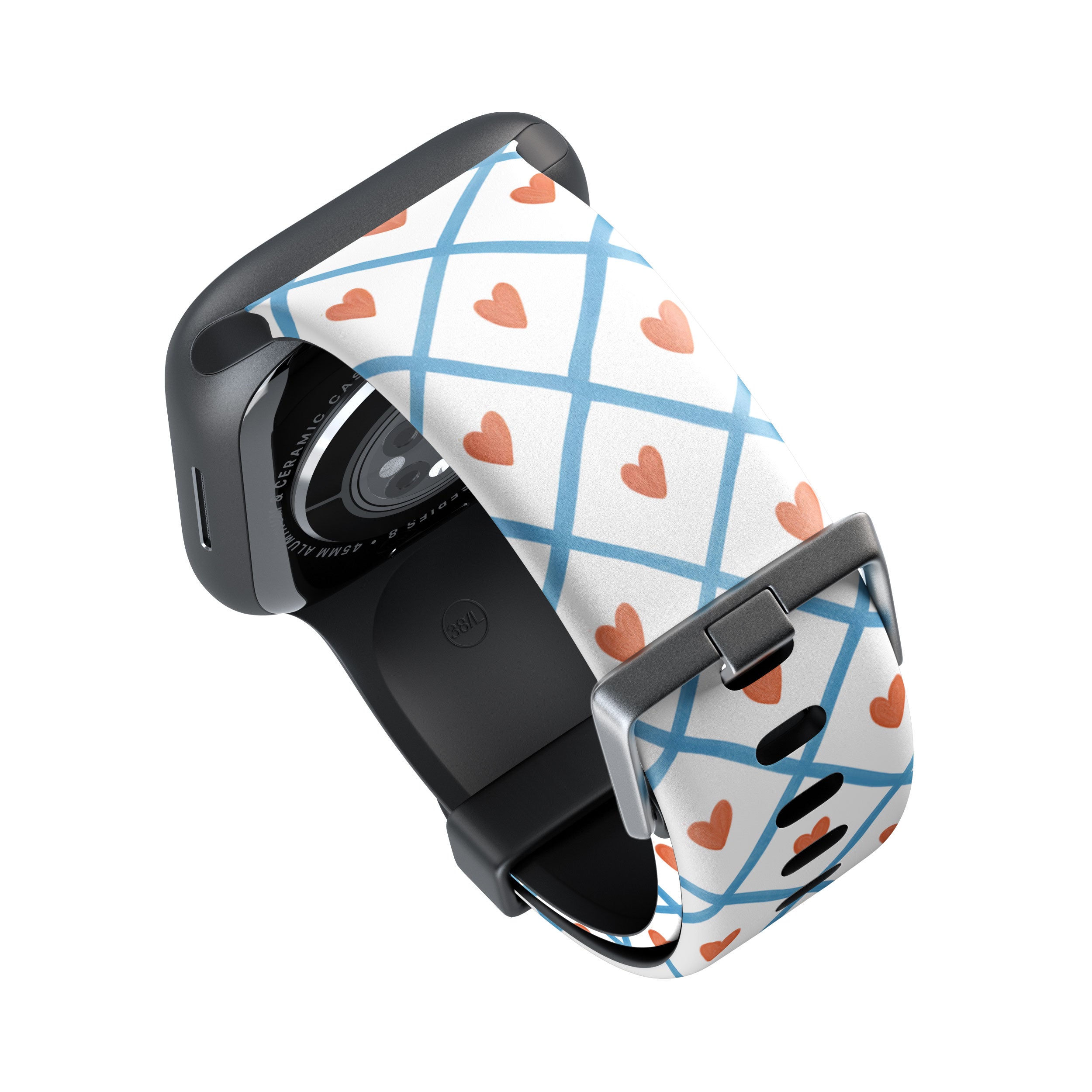 Lattice Love Hearts Apple Watch Strap - 38mm / 40mm / 41mm