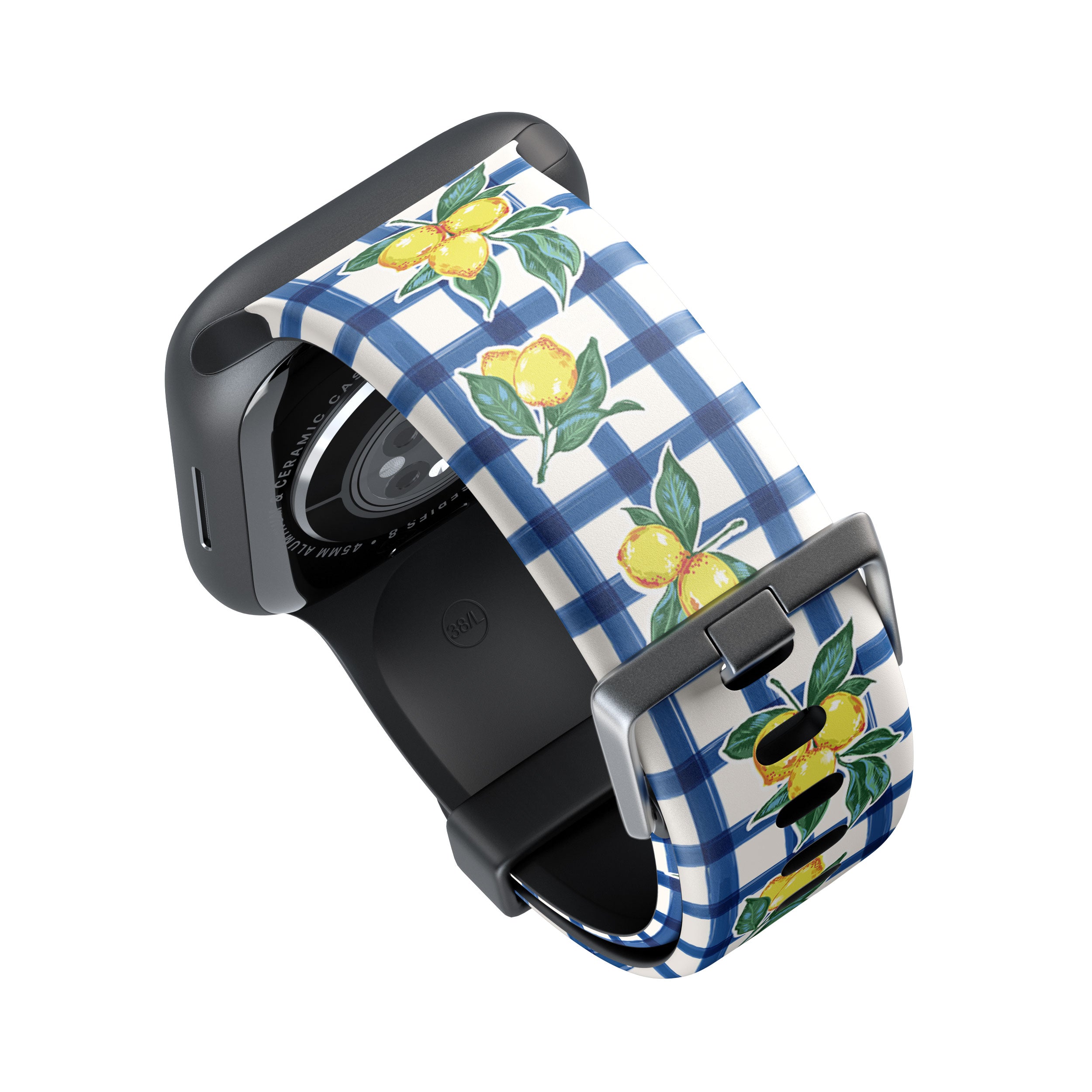 Lemon Gingham Apple Watch Strap - 38mm / 40mm / 41mm