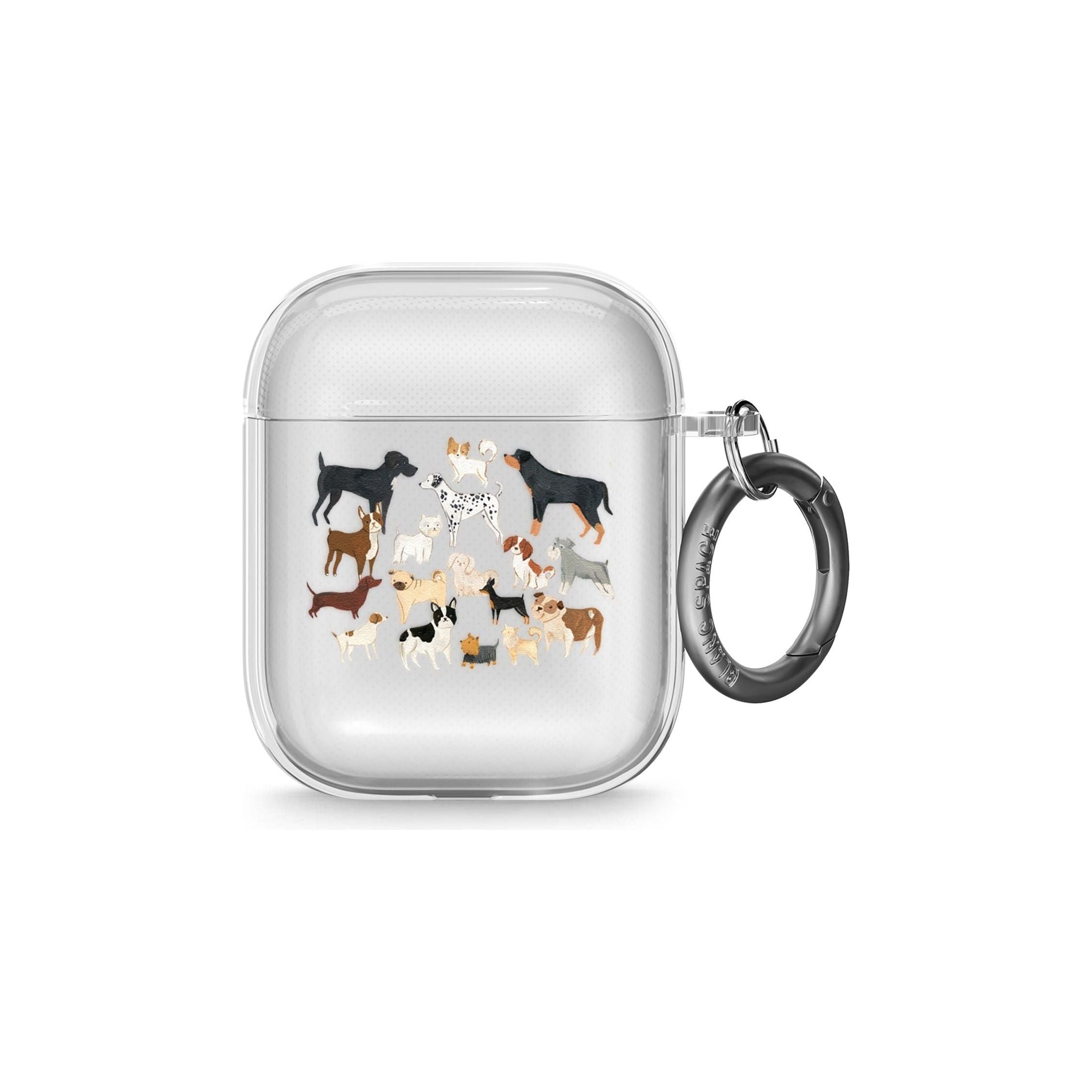 Hand Painted Dogs Airpod Case (2nd Generation)