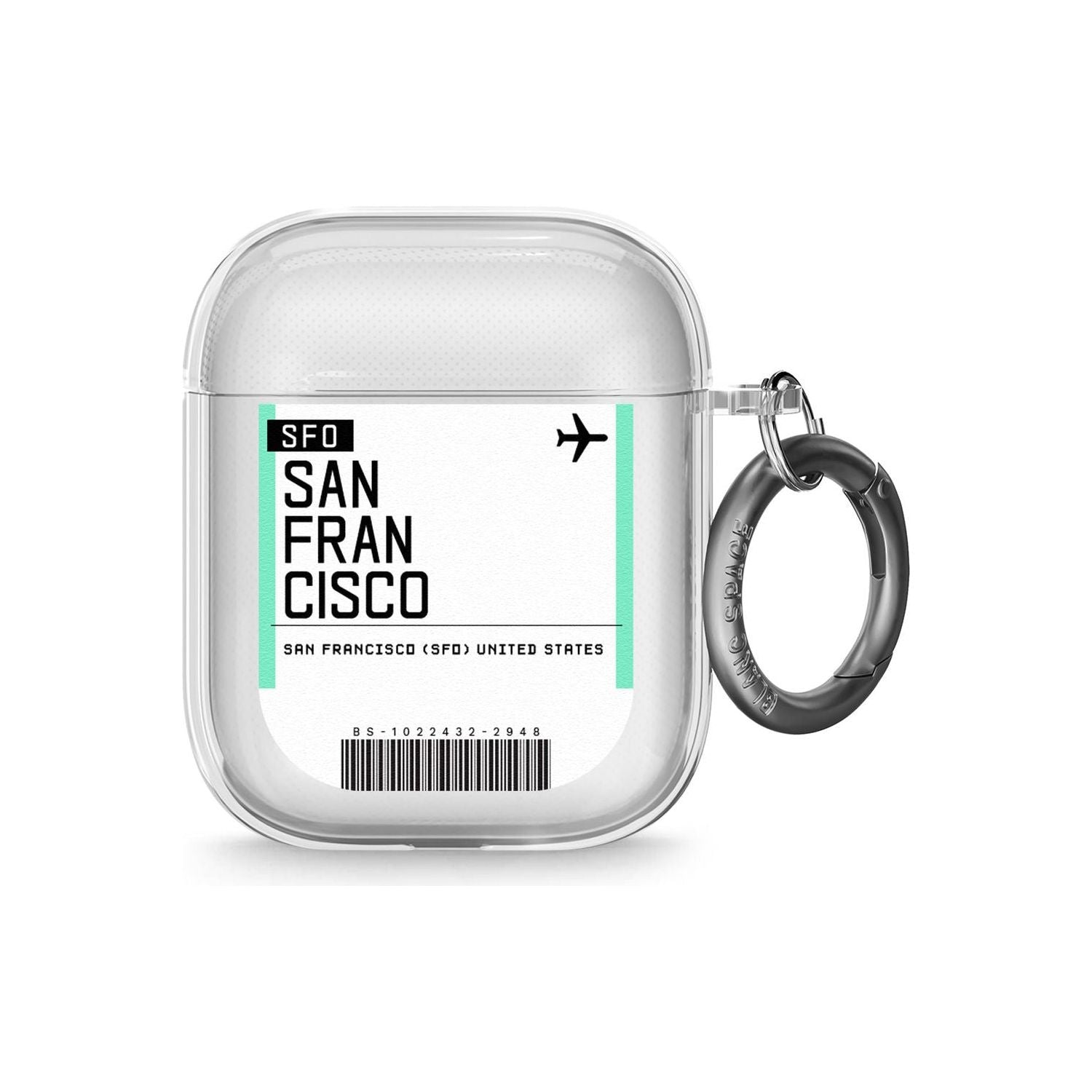 San Francisco Boarding Pass AirPods Case (2nd Generation)