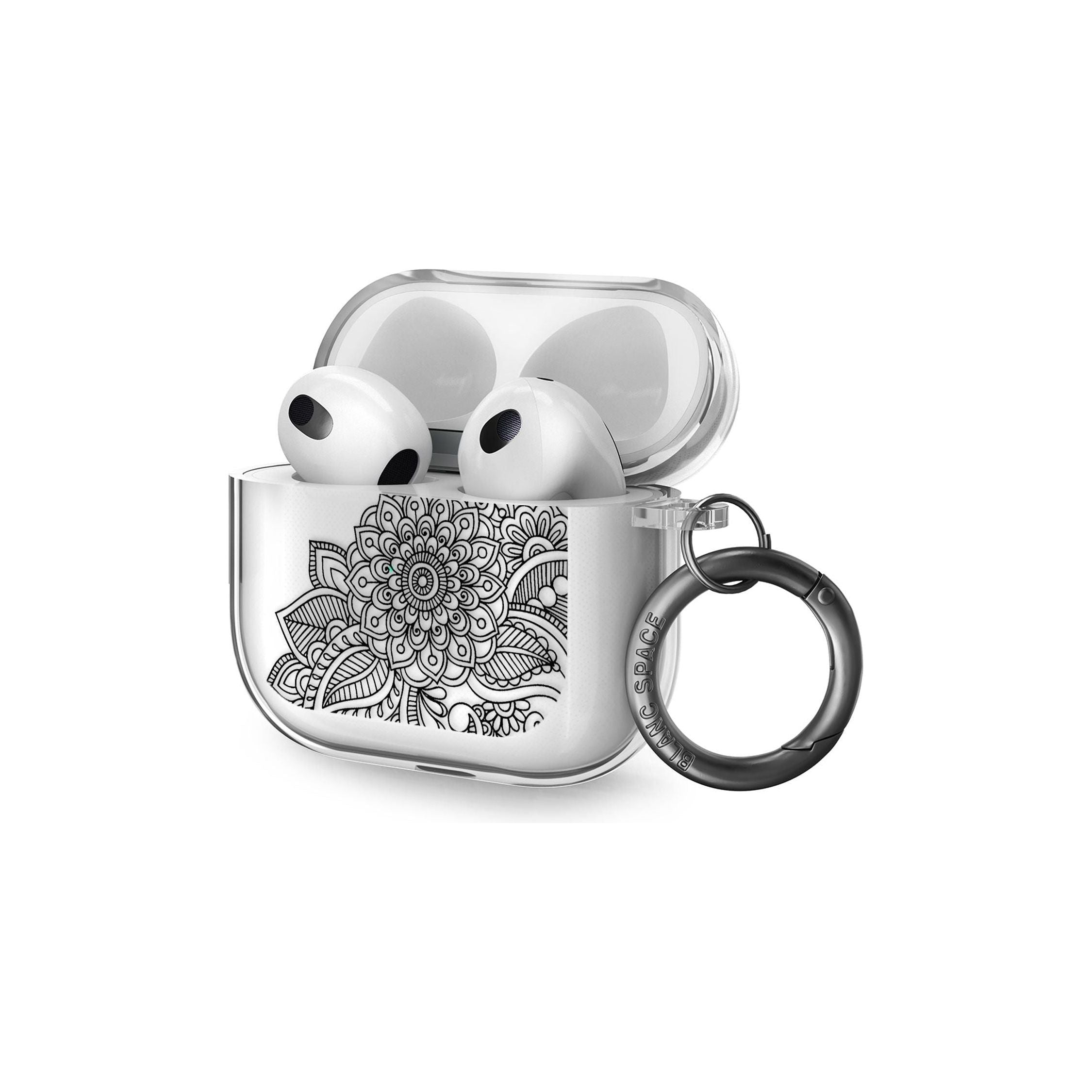 Black Henna Botanicals AirPods Case (3rd Generation)