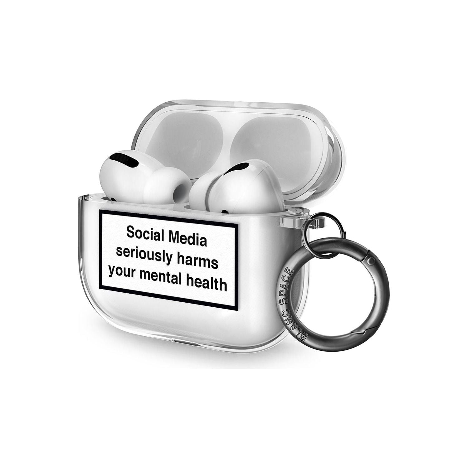 Social Media Harms Your Mental Health Airpod Pro Case