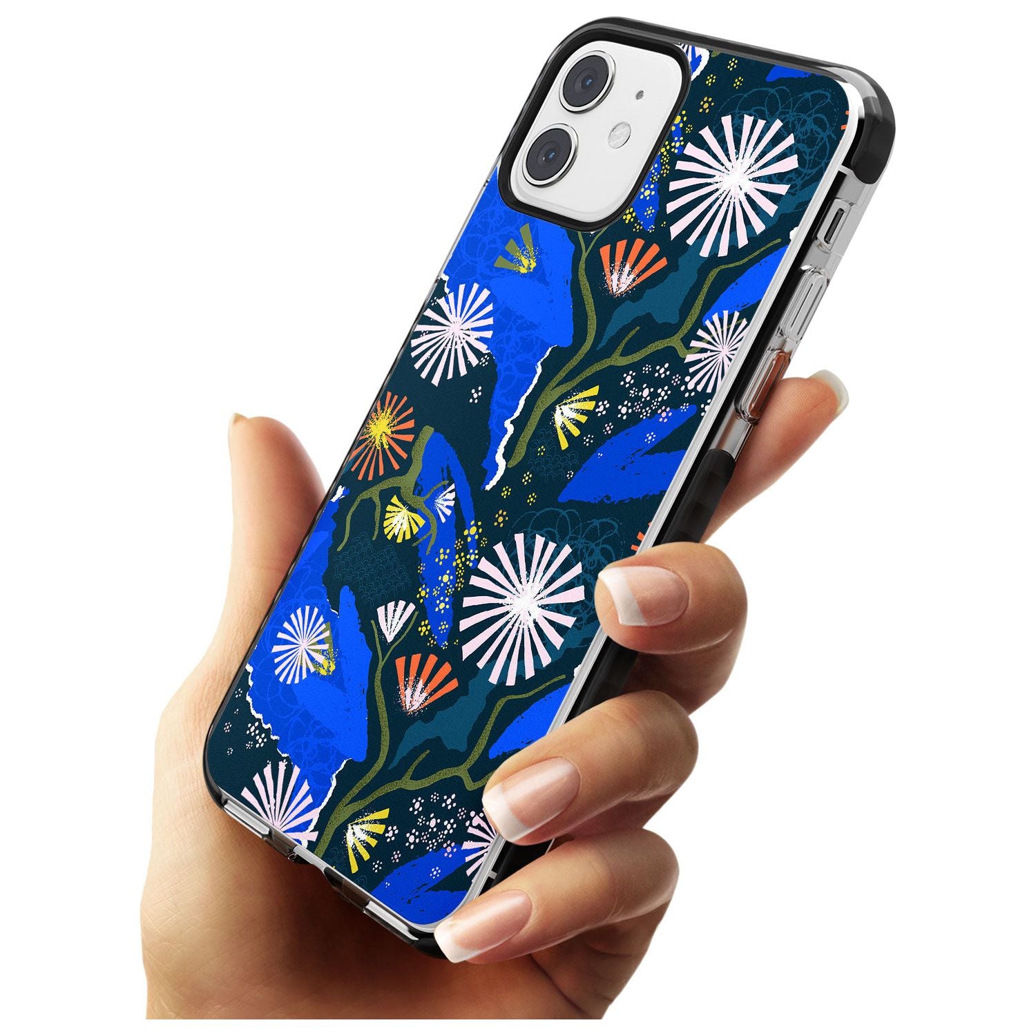Dark Botanicals Abstract Pattern iPhone Case Phone Case - Case Warehouse