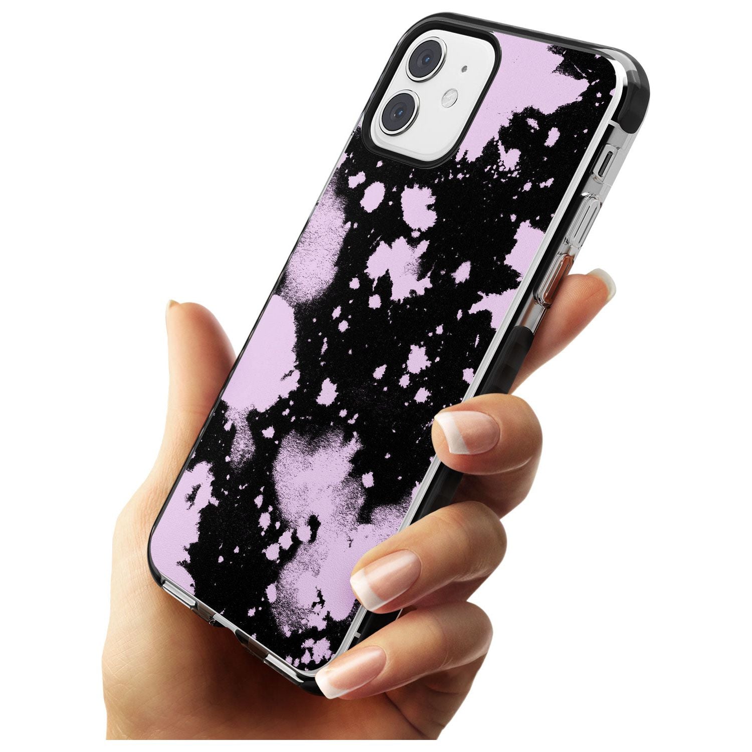 Pink & Black Acid Wash Tie-Dye iPhone Case Phone Case - Case Warehouse