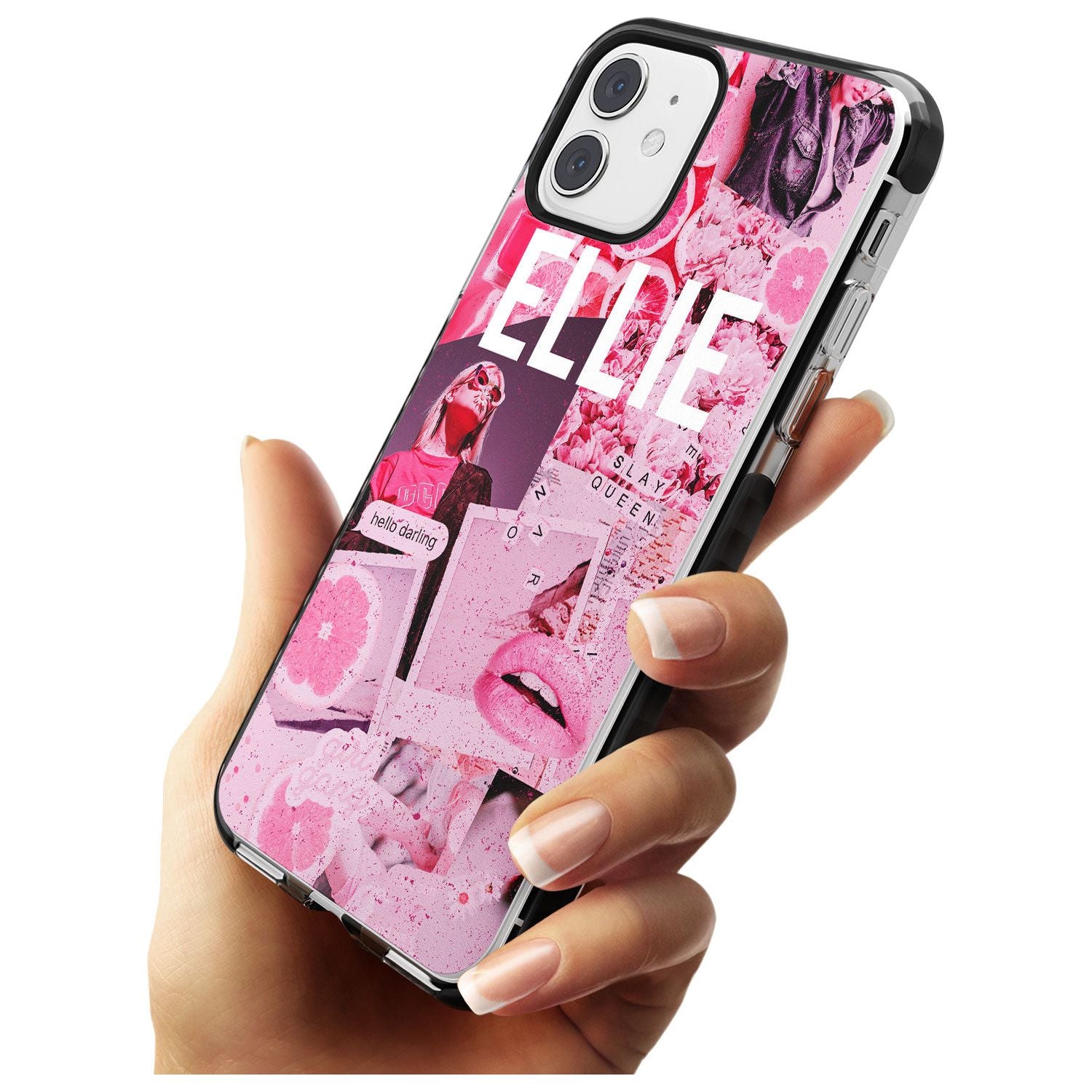 Sweet Pink Fashion Collage iPhone Case Custom Phone Case - Case Warehouse