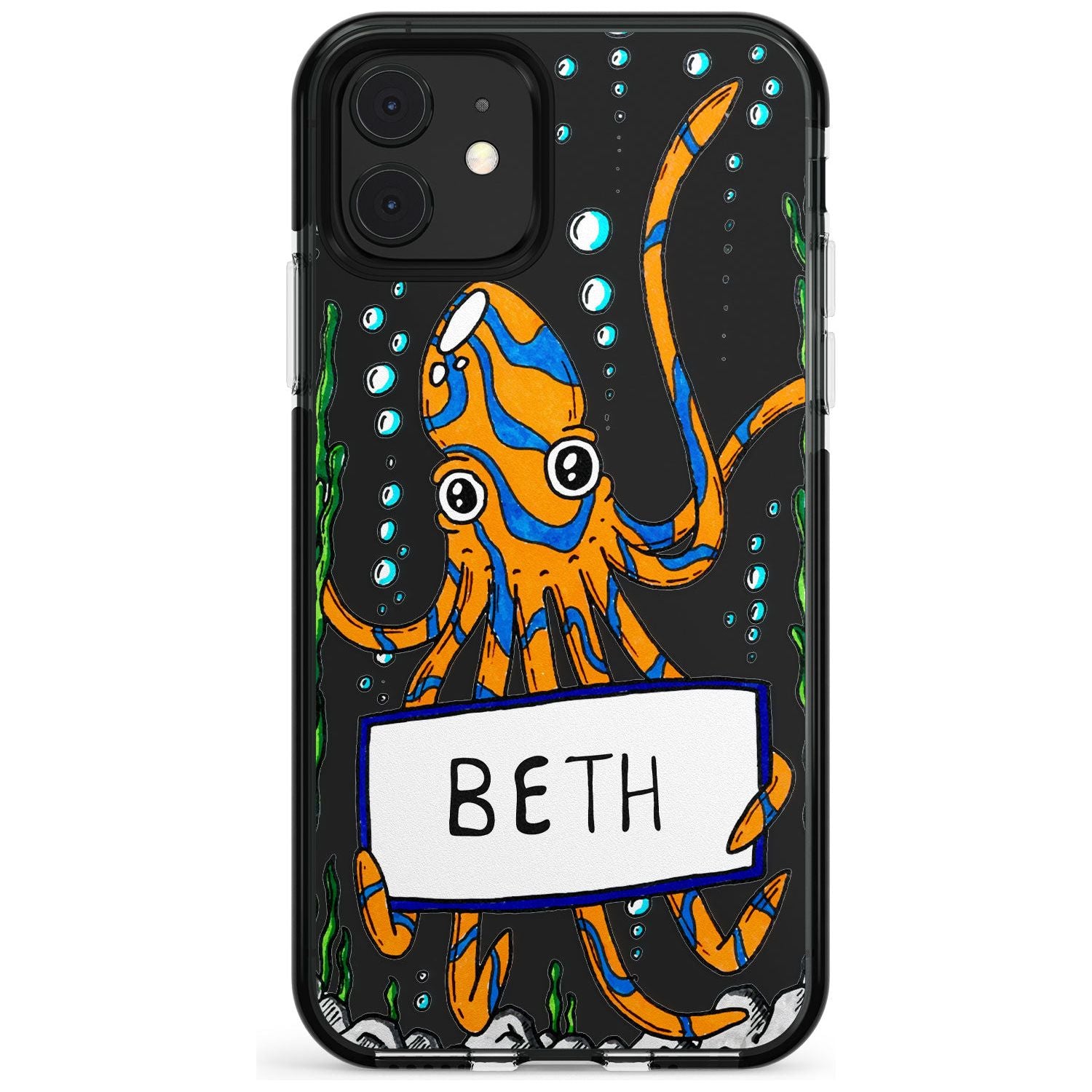 Personalised Custom Octo Black Impact Phone Case for iPhone 11 Pro Max