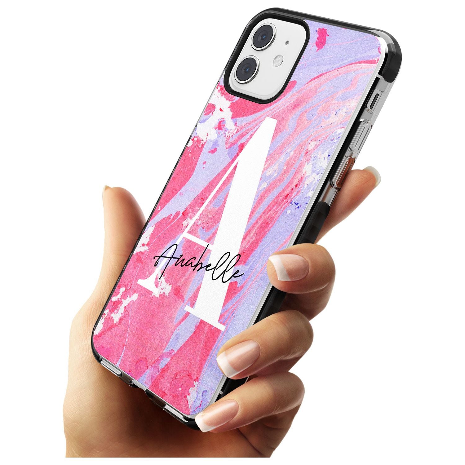 Pink & Purple - Custom Marble iPhone Case Custom Phone Case - Case Warehouse