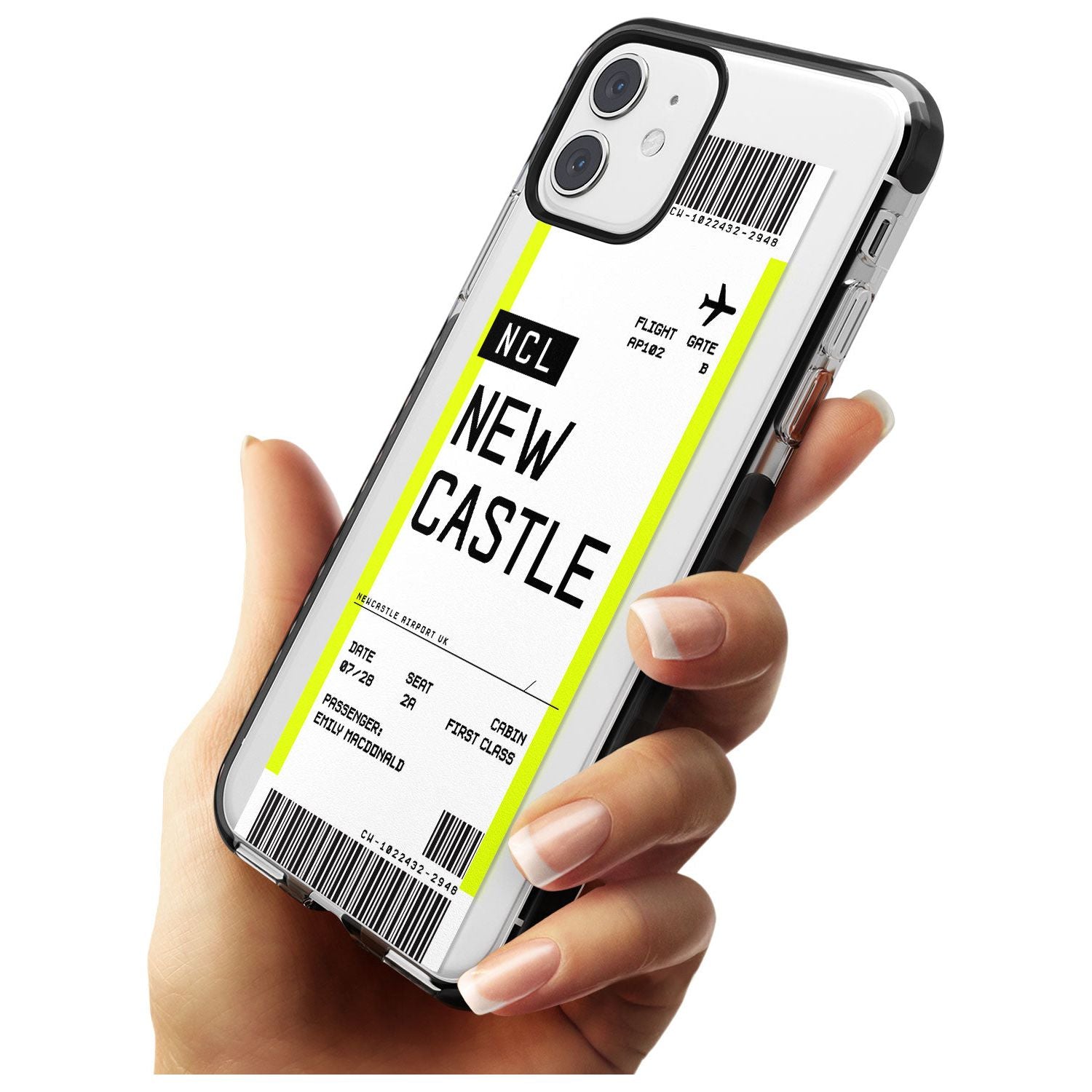 Newcastle Boarding Pass Custom Phone Case - Case Warehouse