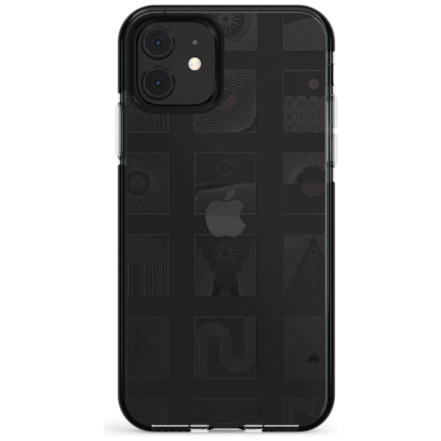 Abstract Lines: Mixed Pattern #2 Pink Fade Impact Phone Case for iPhone 11 Pro Max