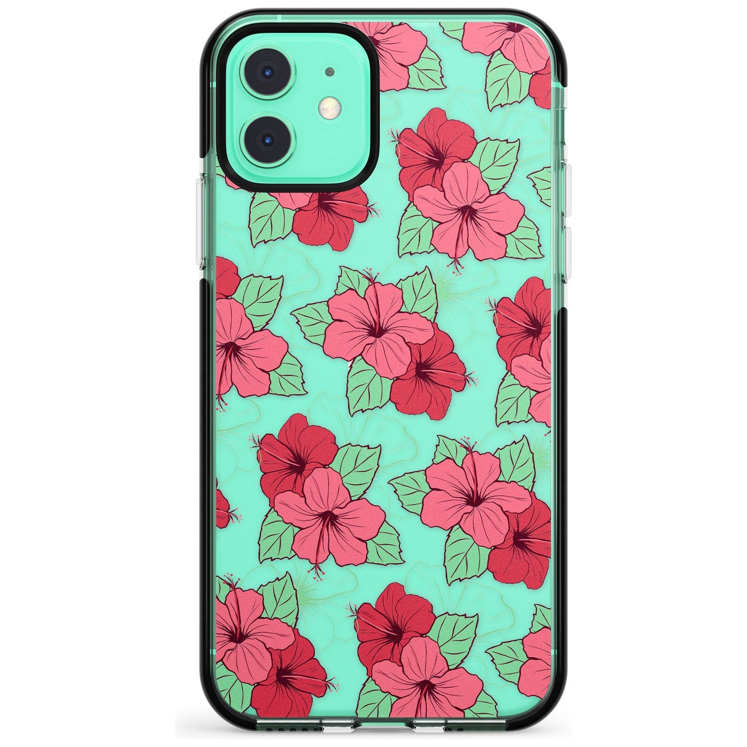 Pink Peony Black Impact Phone Case for iPhone 11 Pro Max
