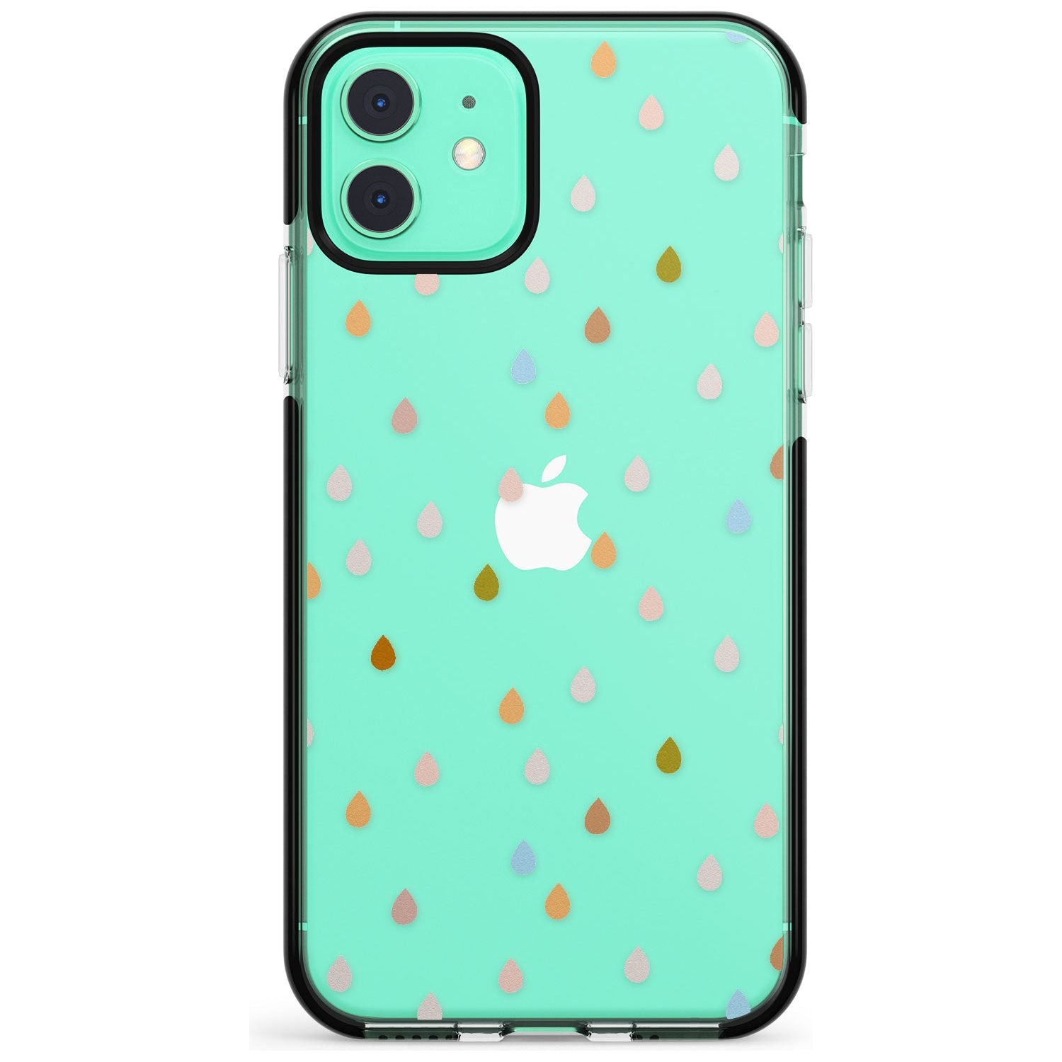 Raindrops Pink Fade Impact Phone Case for iPhone 11 Pro Max