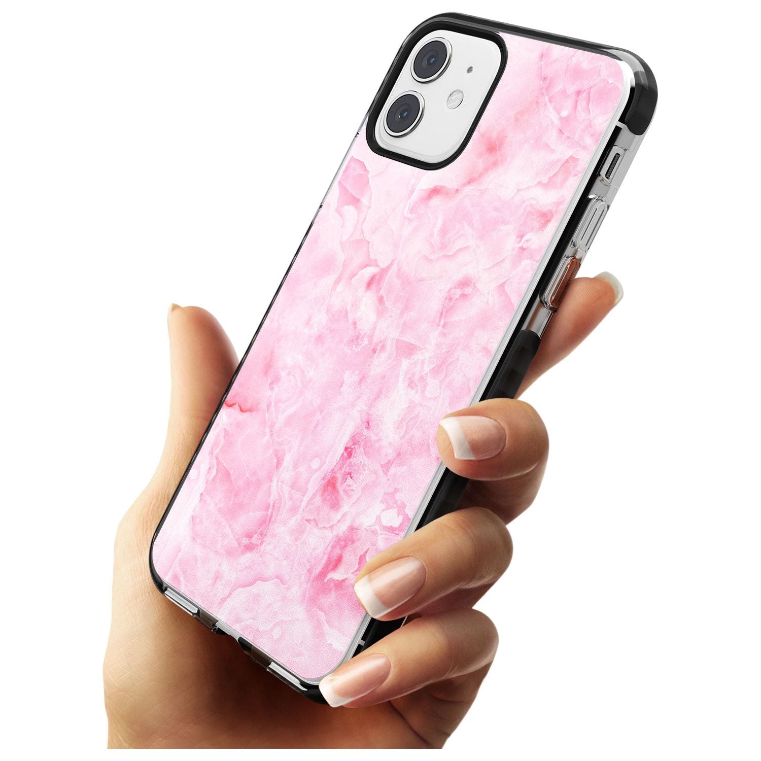 Bright Pink Onyx Marble Texture iPhone Case Phone Case - Case Warehouse